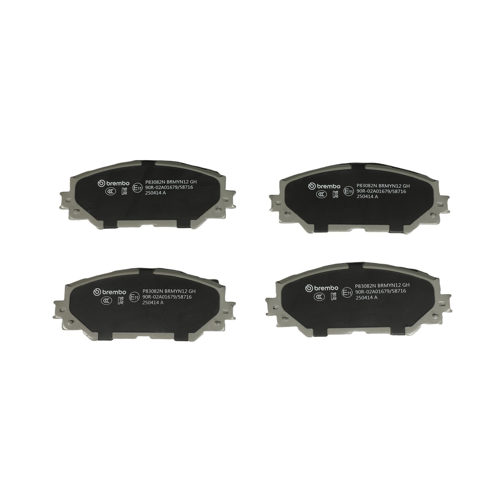 PRIME Ceramic Front Disc Brake Pad Set - P83082N_04