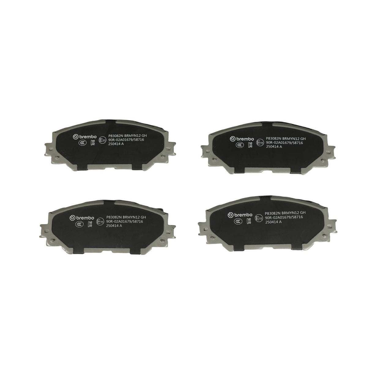 PRIME Ceramic Front Disc Brake Pad Set - P83082N_04
