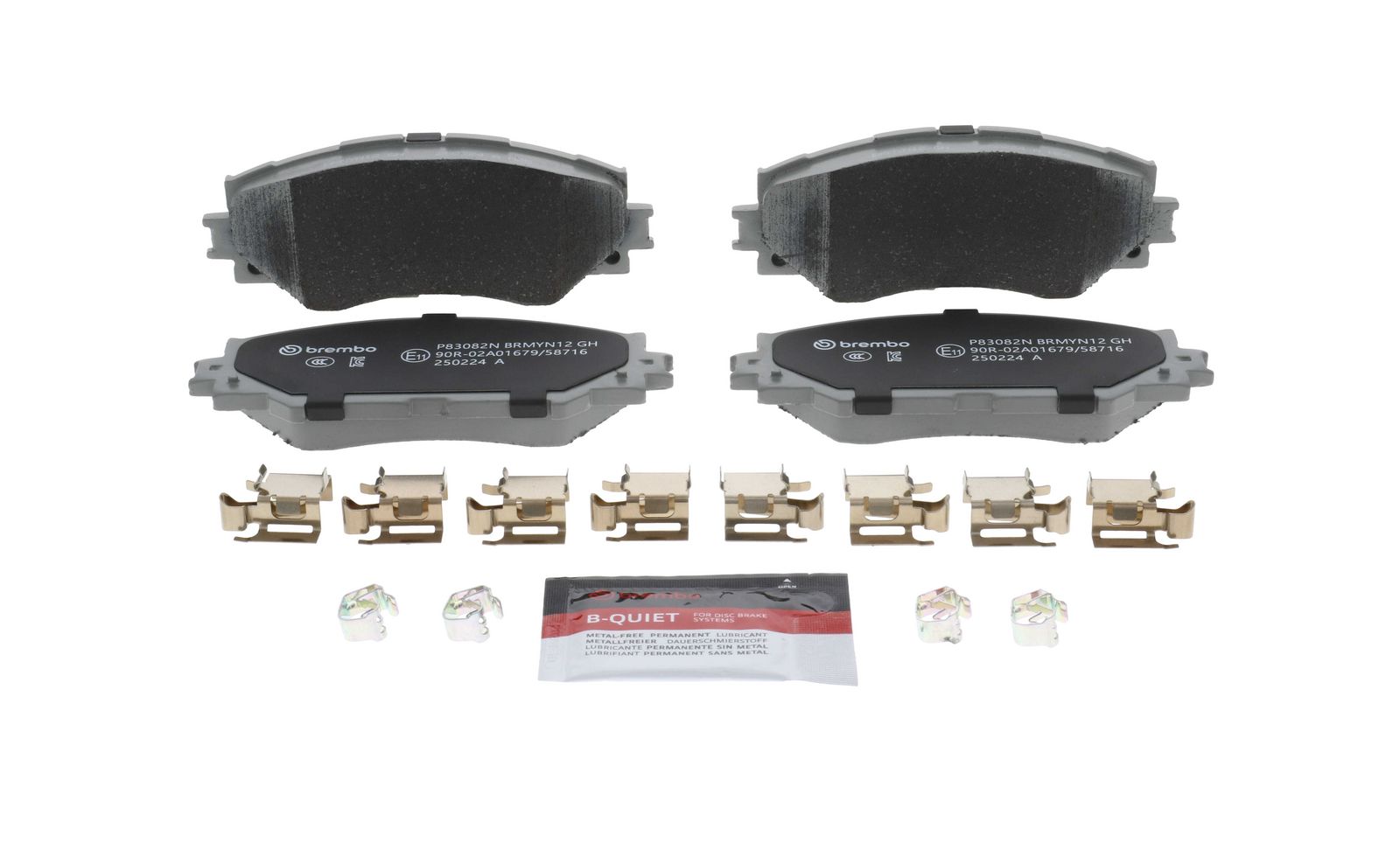 PRIME Ceramic Front Disc Brake Pad Set - P83082N_07