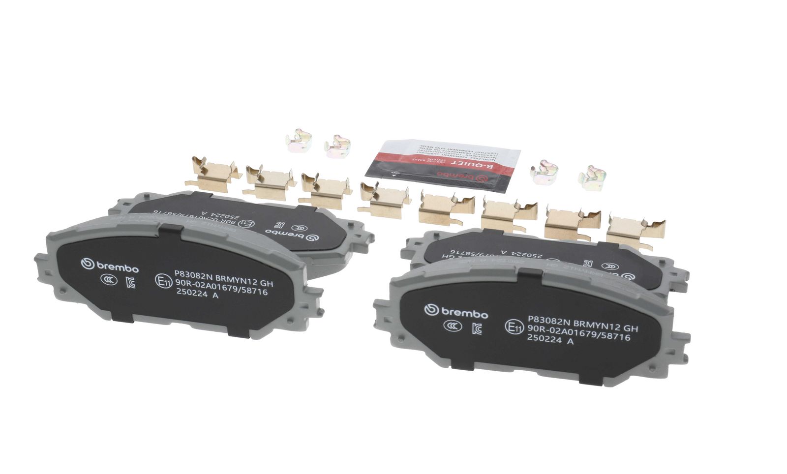 PRIME Ceramic Front Disc Brake Pad Set - P83082N_20