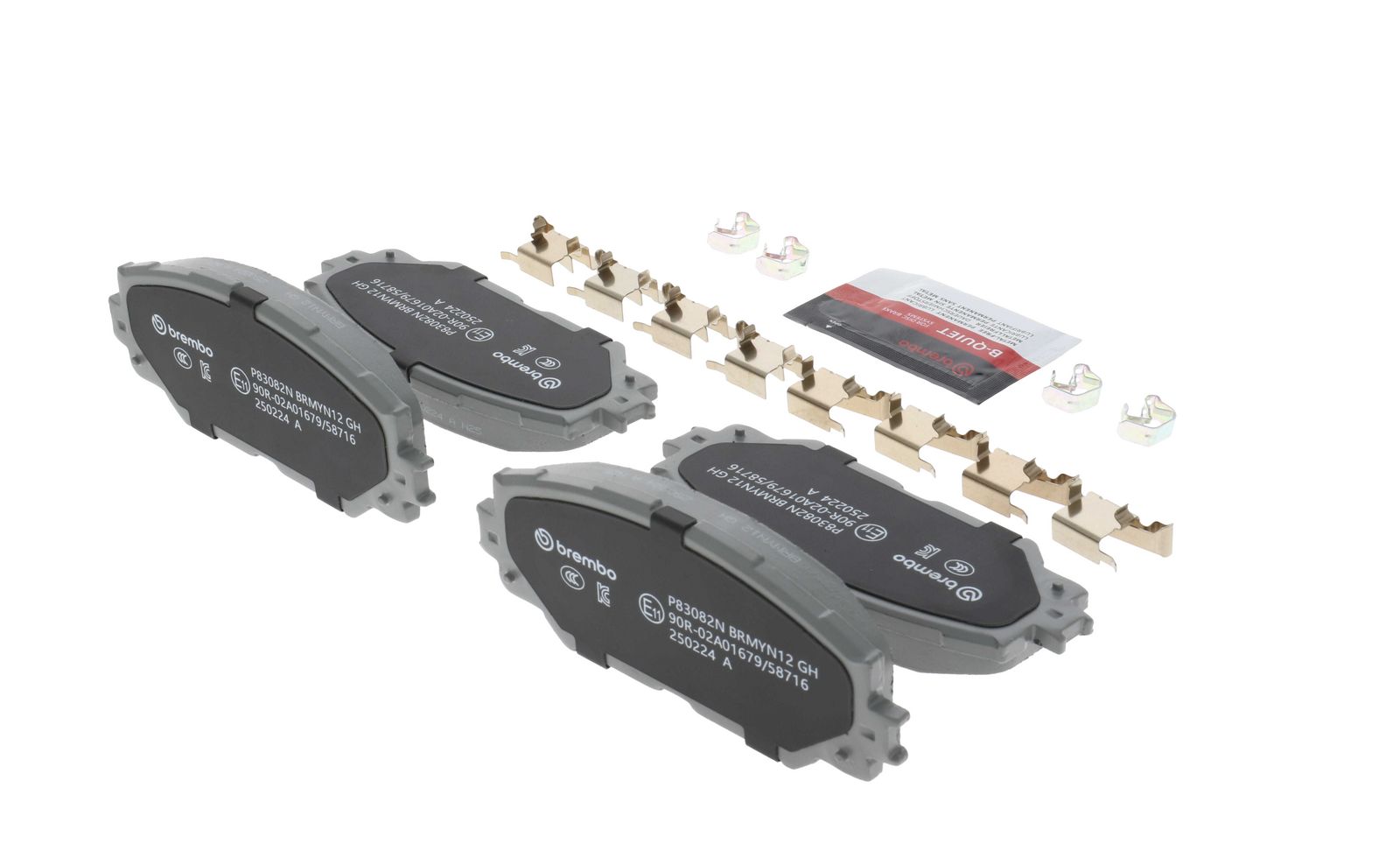 PRIME Ceramic Front Disc Brake Pad Set - P83082N_22