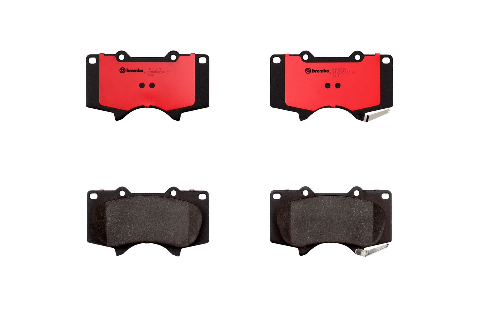 PRIME Ceramic Front Disc Brake Pad Set - P83102N_01