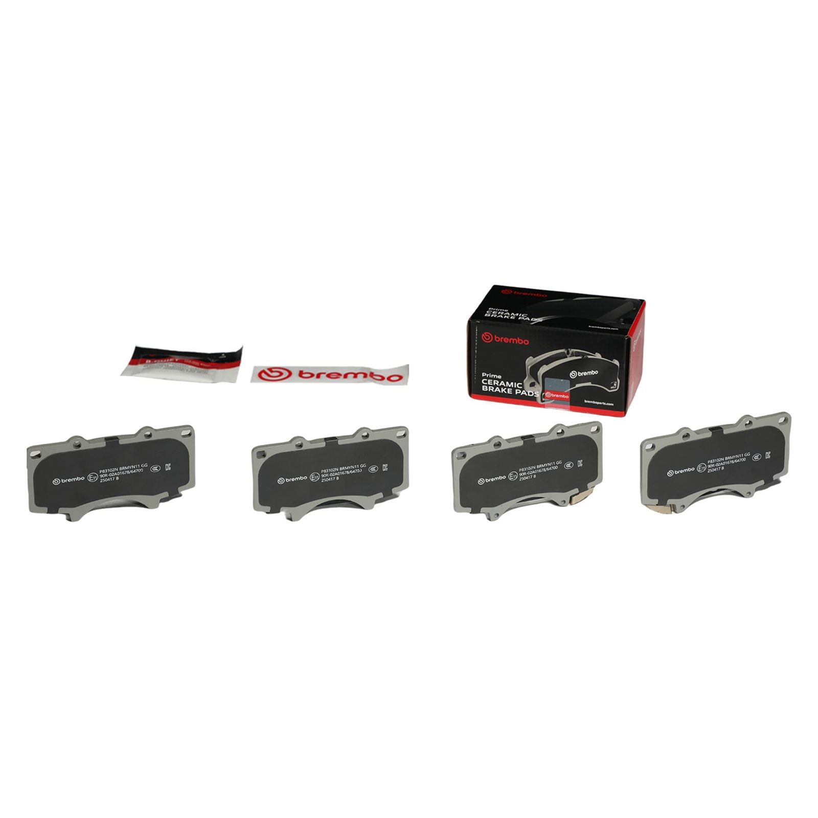 PRIME Ceramic Front Disc Brake Pad Set - P83102N_01