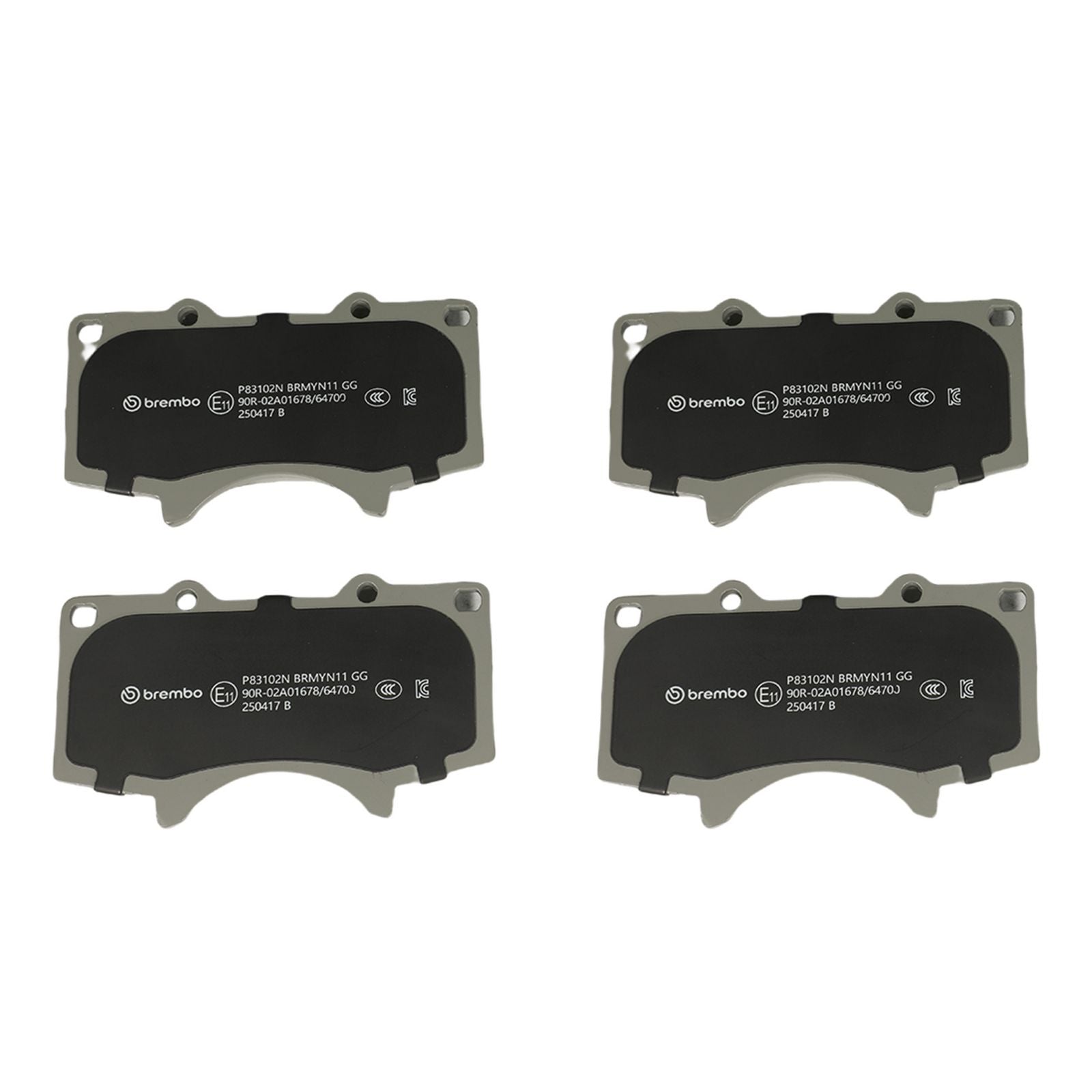 PRIME Ceramic Front Disc Brake Pad Set - P83102N_02