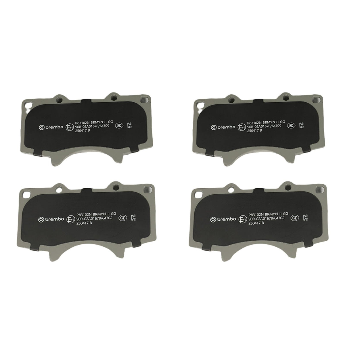 PRIME Ceramic Front Disc Brake Pad Set - P83102N_02