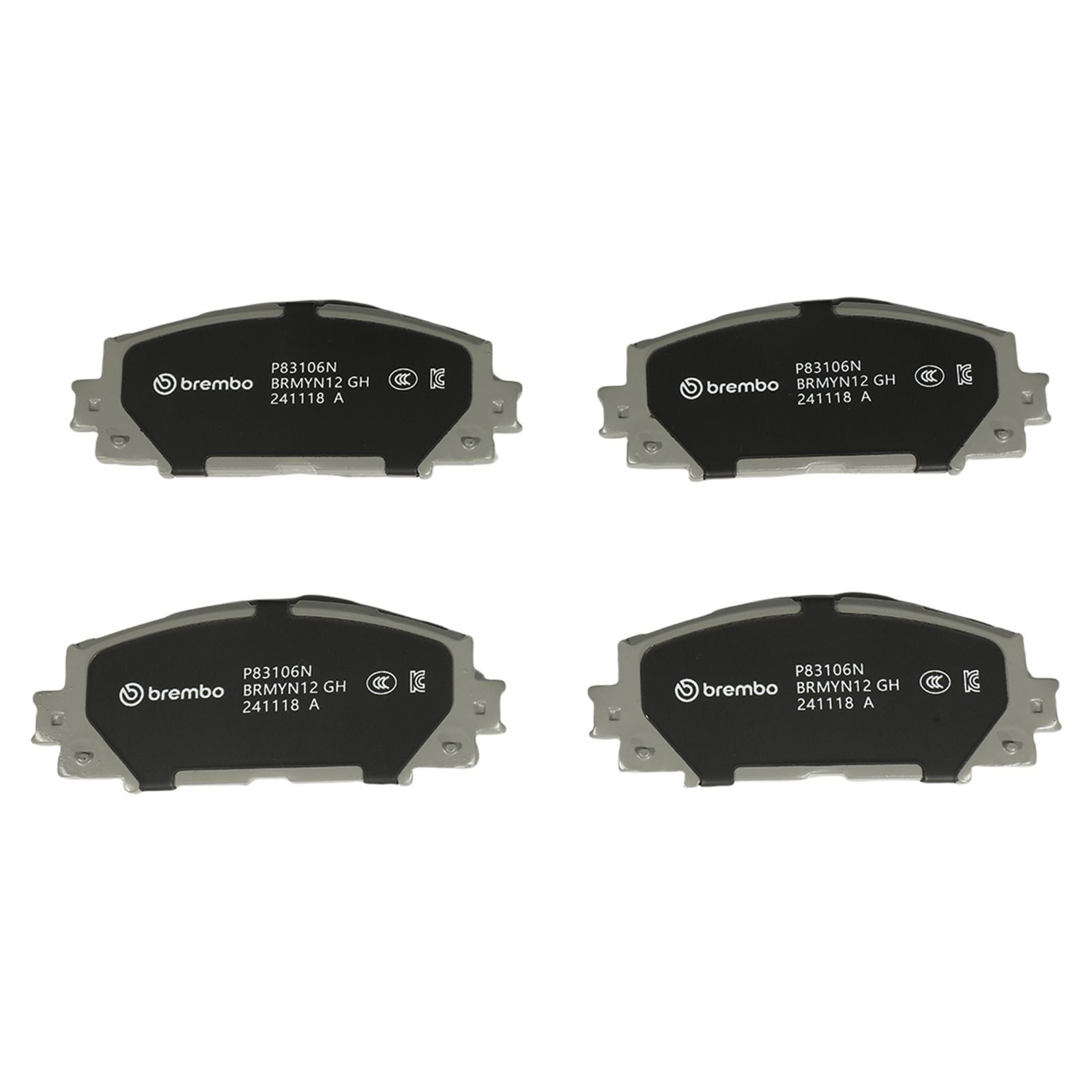 PRIME Ceramic Front Disc Brake Pad Set - P83106N_04