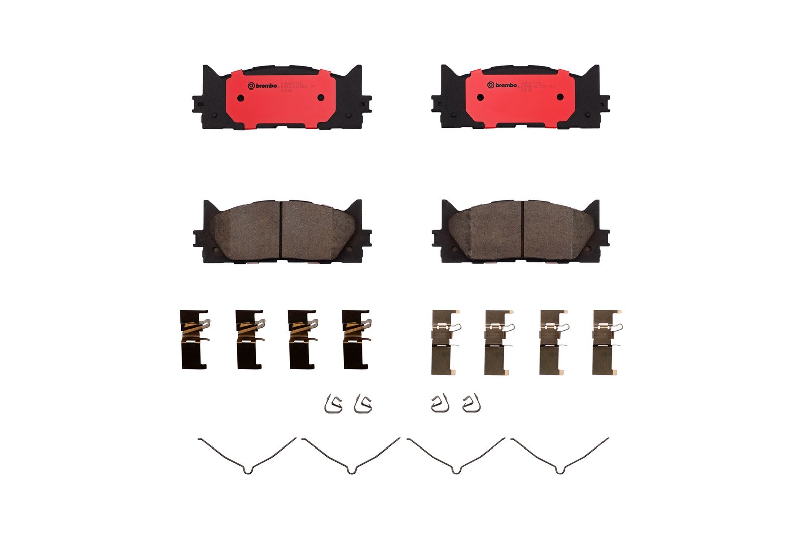 PRIME Ceramic Front Disc Brake Pad Set - P83117N_01
