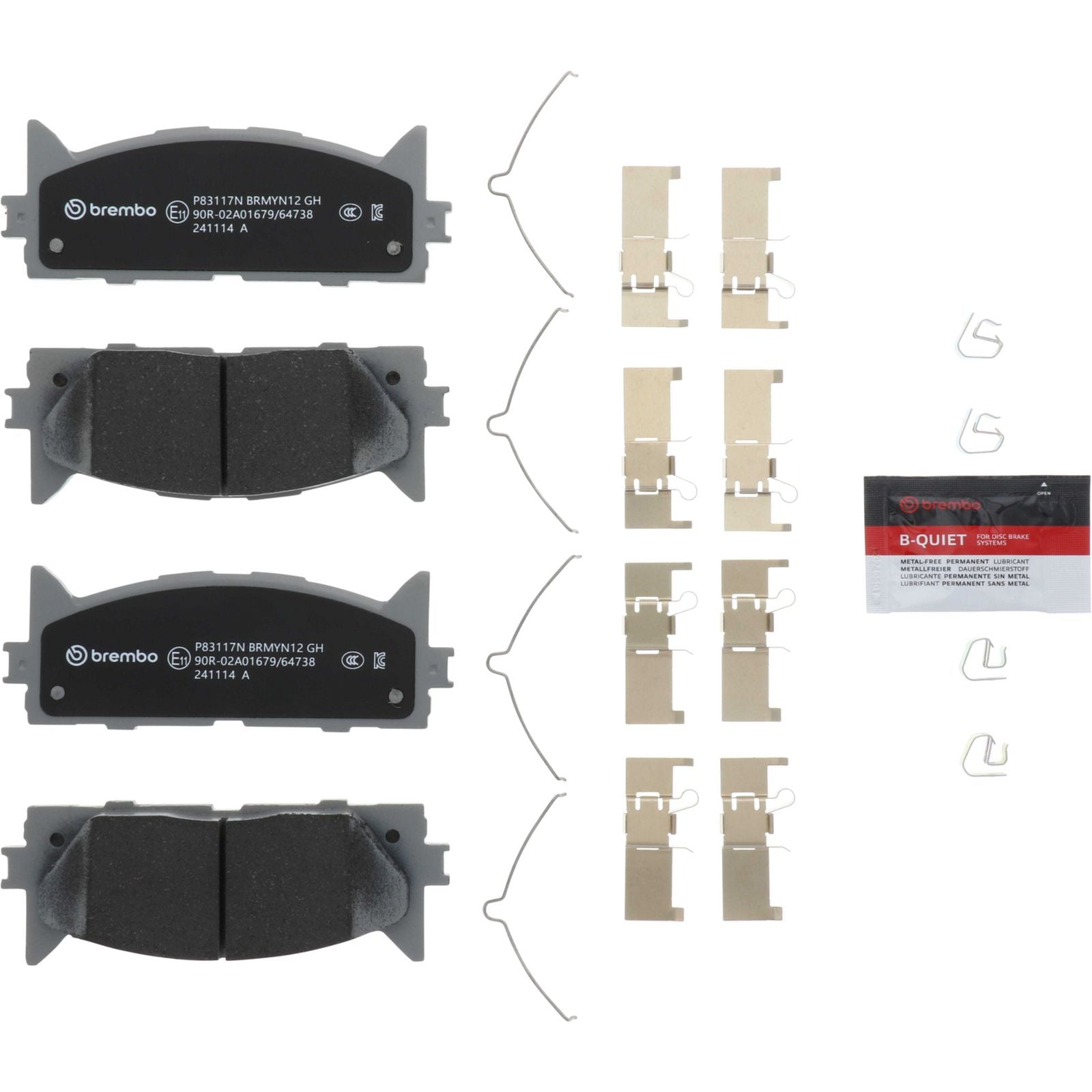 PRIME Ceramic Front Disc Brake Pad Set - P83117N_01