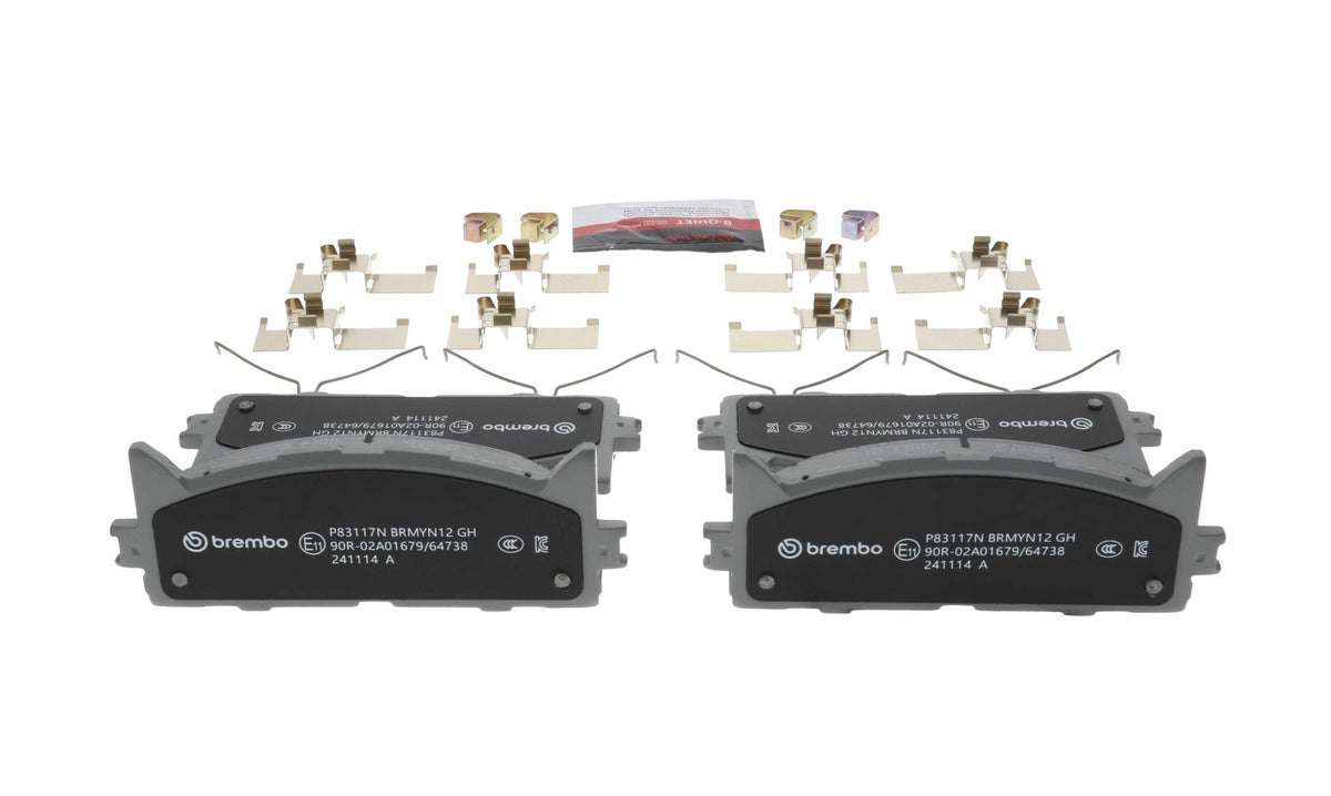 PRIME Ceramic Front Disc Brake Pad Set - P83117N_19