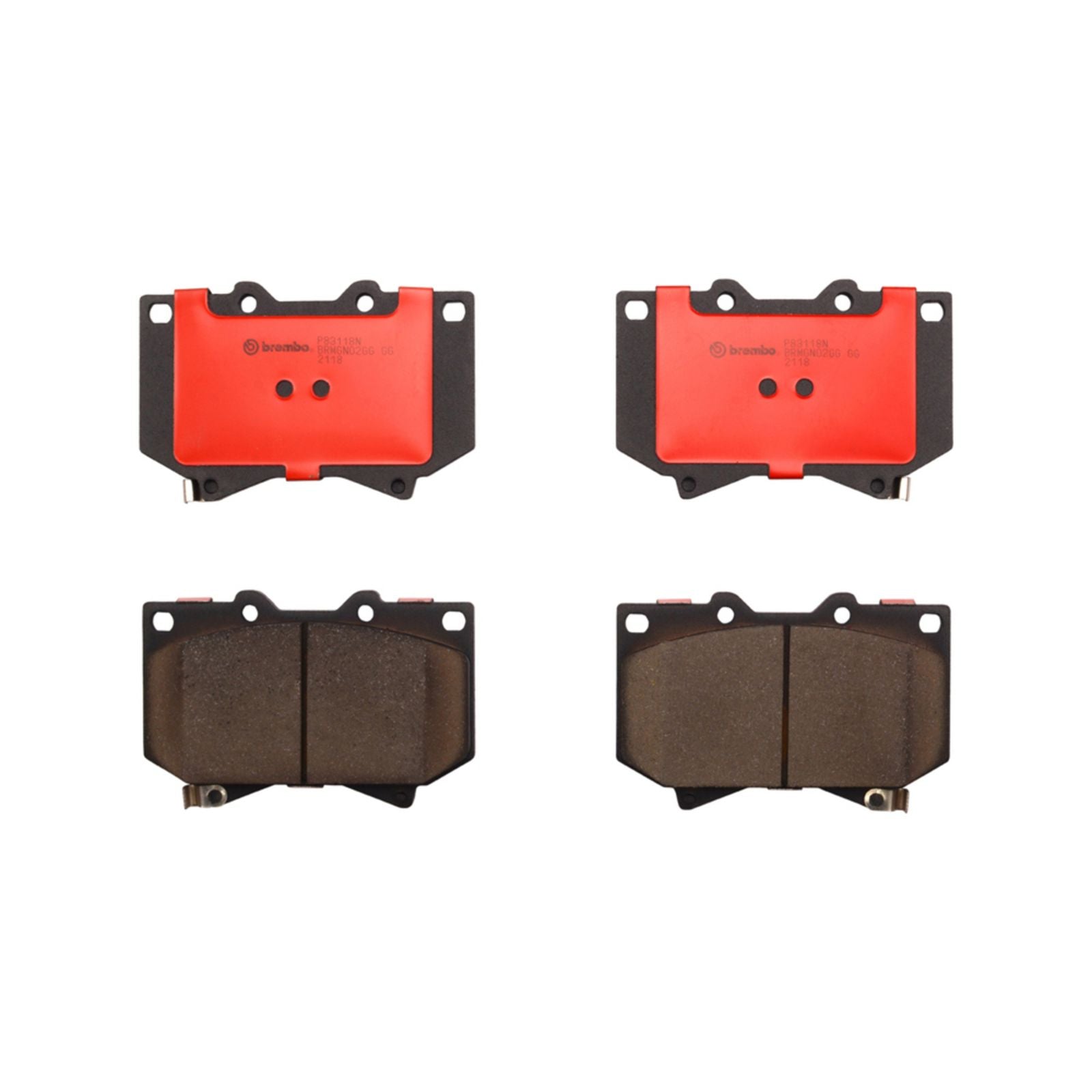 PRIME Ceramic Front Disc Brake Pad Set - P83118N_01