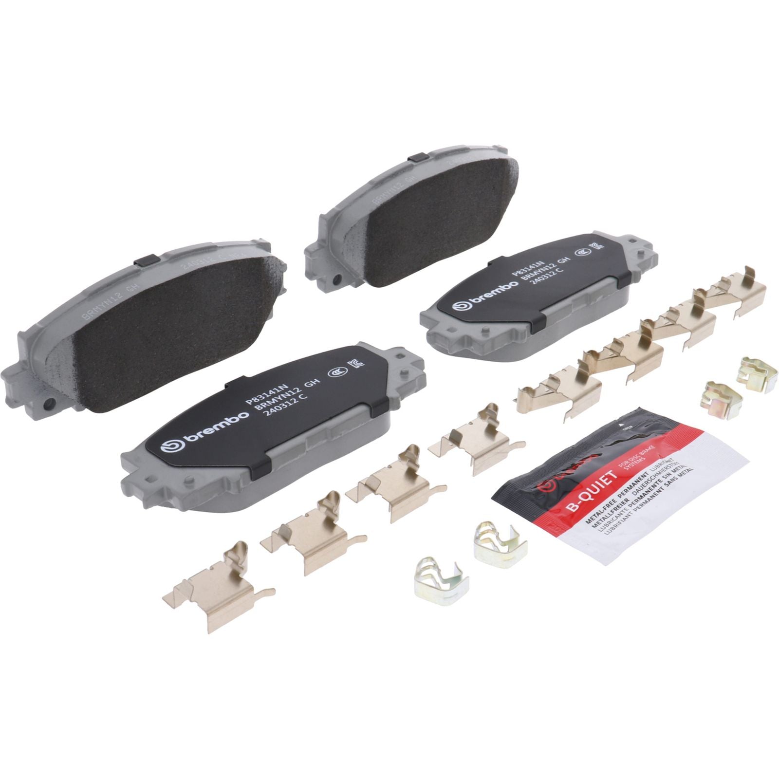 PRIME Ceramic Front Disc Brake Pad Set - P83141N_02
