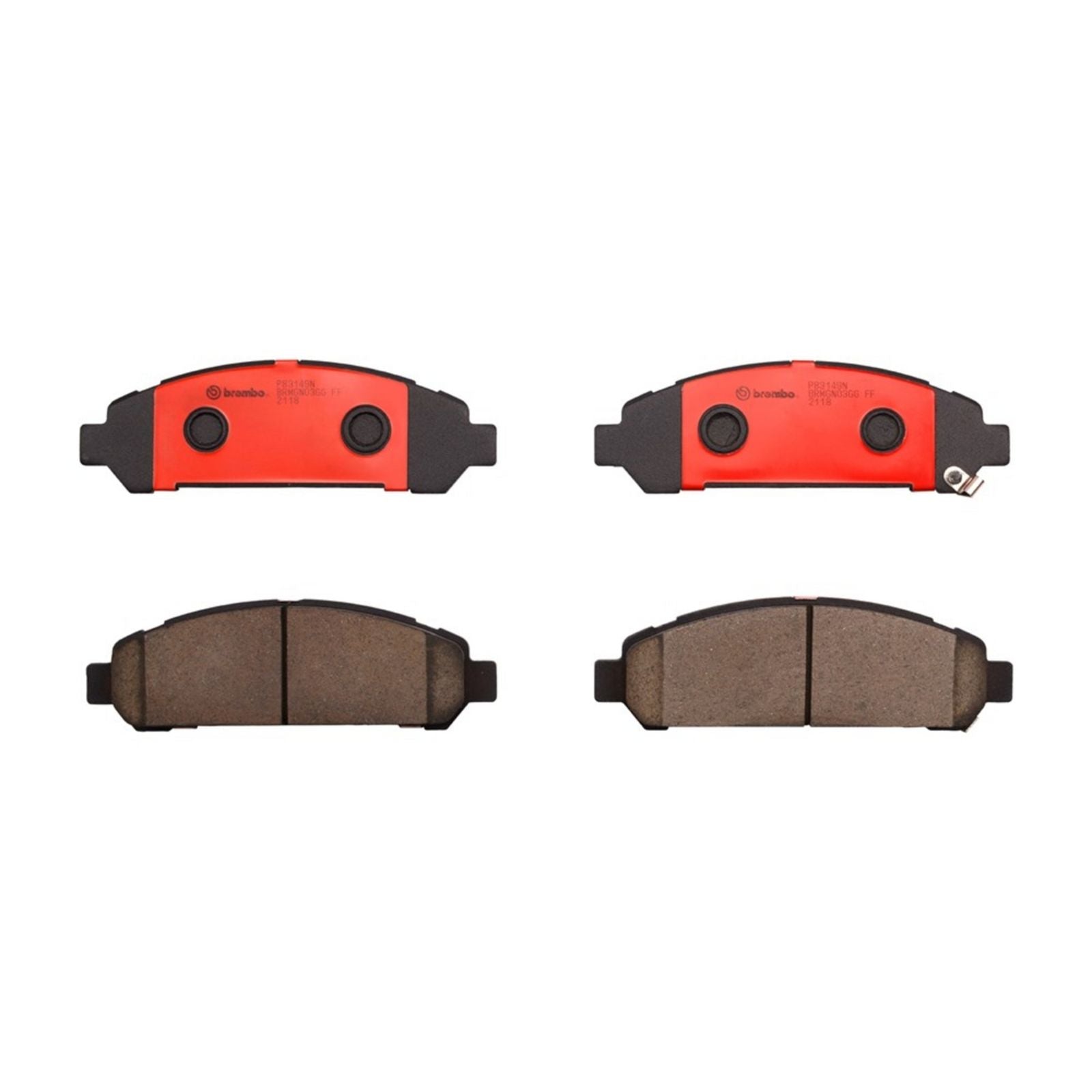 PRIME Ceramic Front Disc Brake Pad Set - P83149N_01