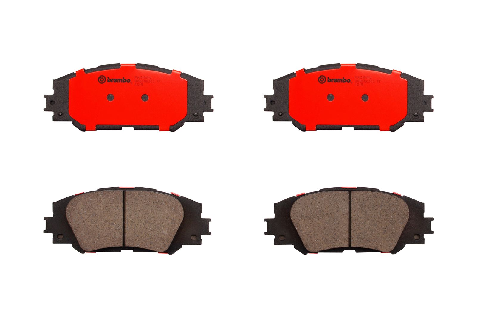 PRIME Ceramic Front Disc Brake Pad Set - P83155N_01
