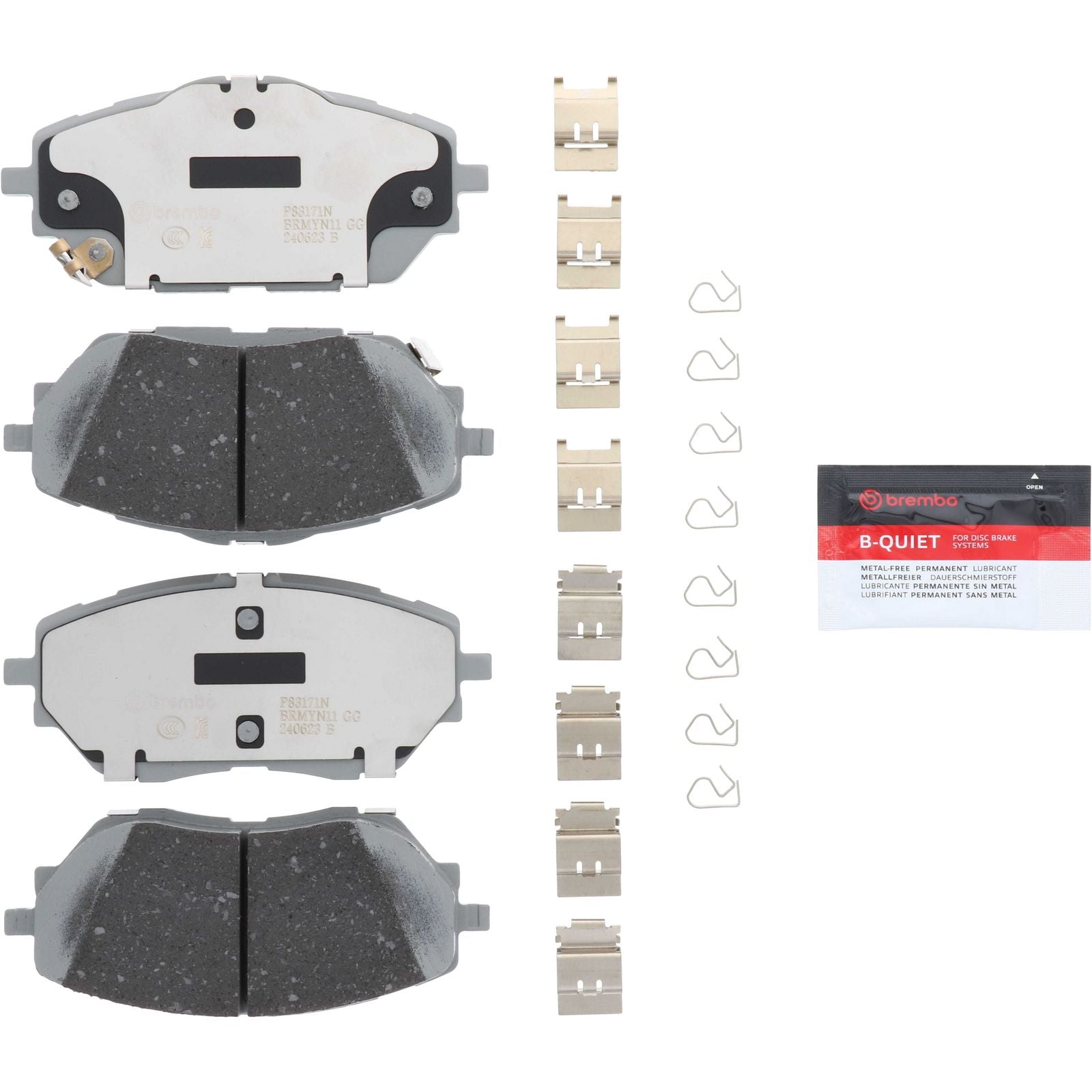 PRIME Ceramic Front Disc Brake Pad Set - P83171N_02