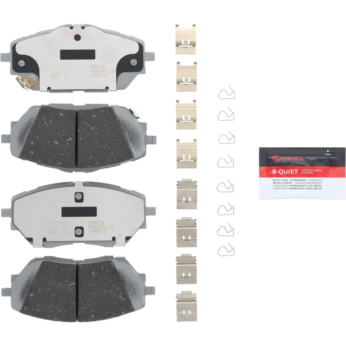 PRIME Ceramic Front Disc Brake Pad Set - P83171N_02