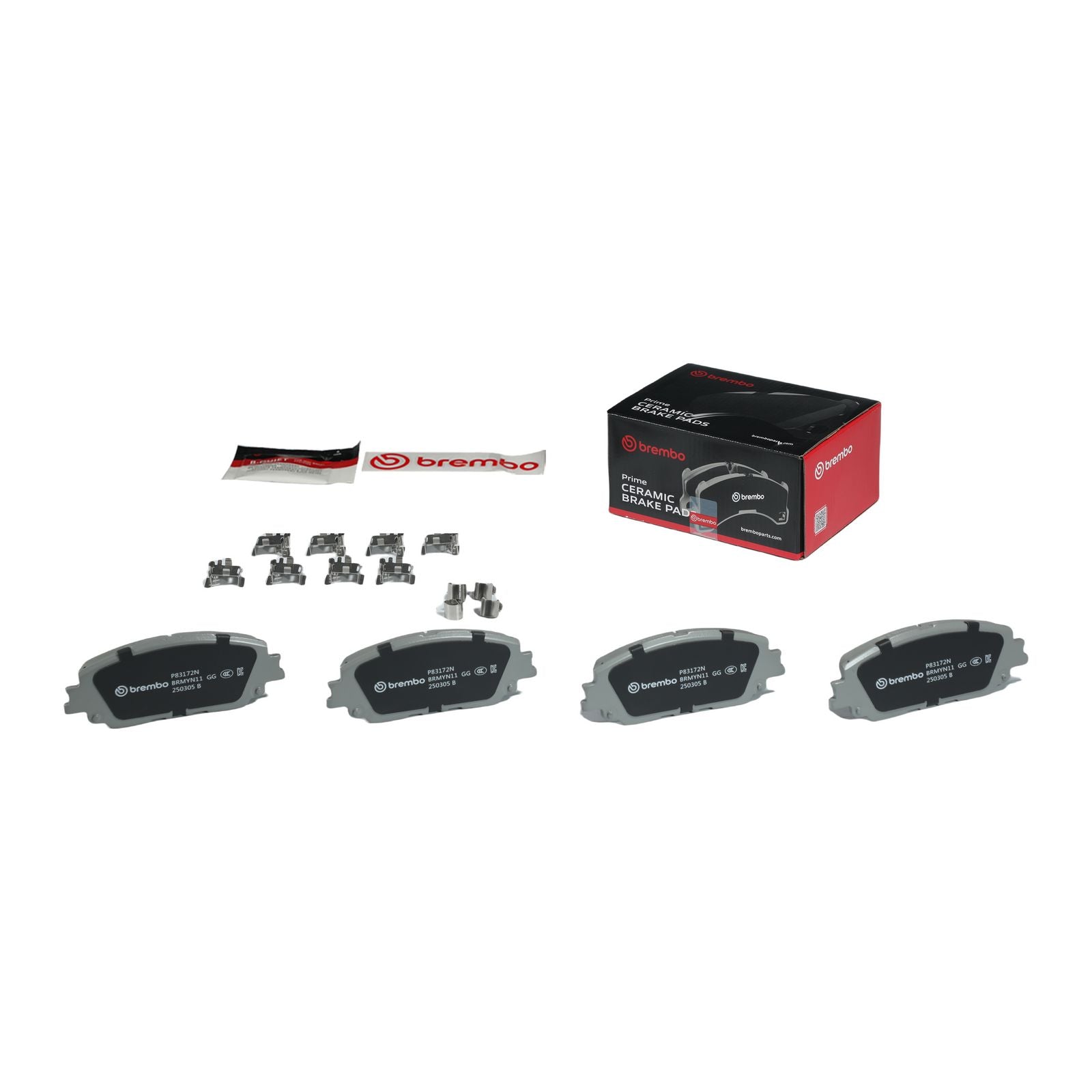 PRIME Ceramic Front Disc Brake Pad Set - P83172N_01