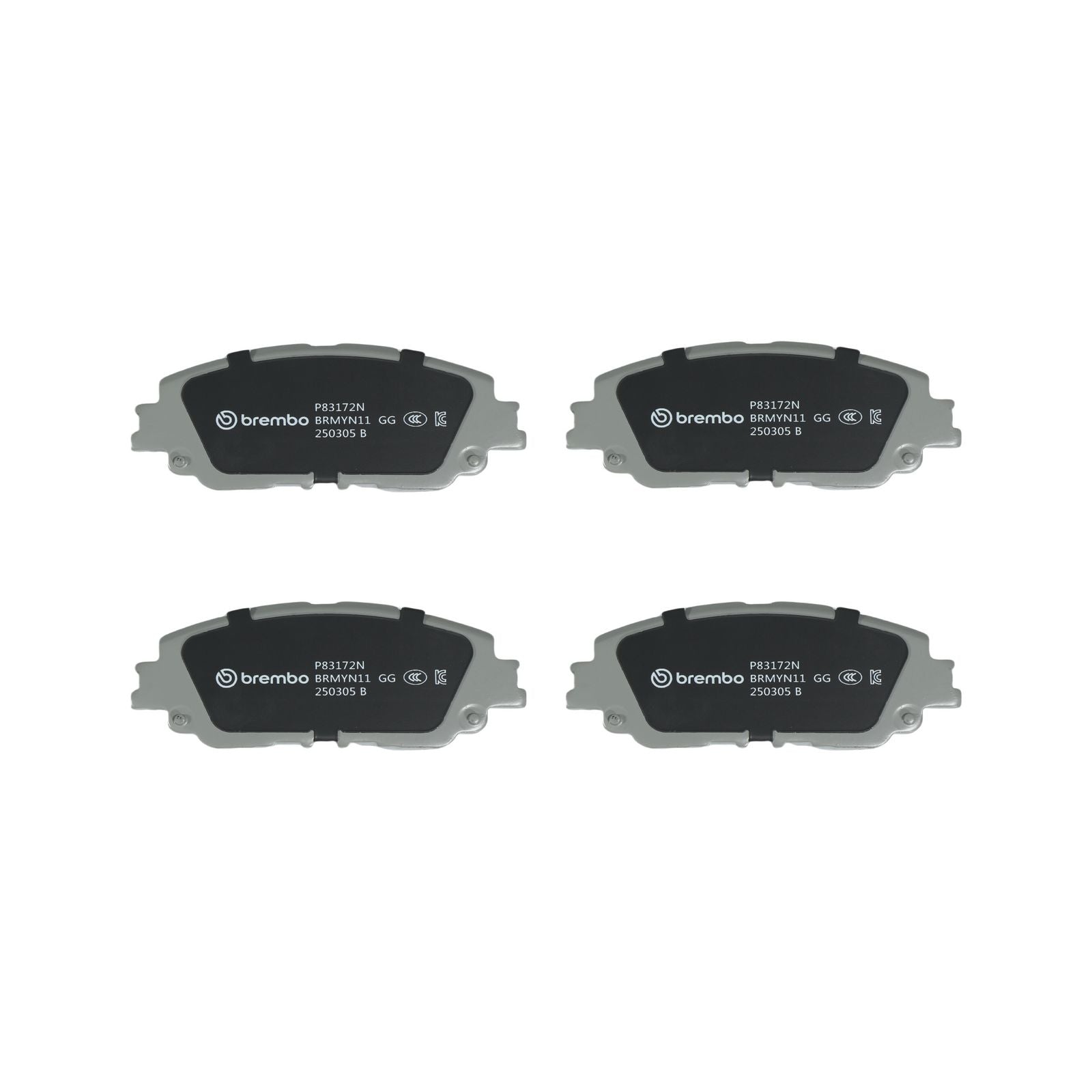 PRIME Ceramic Front Disc Brake Pad Set - P83172N_04