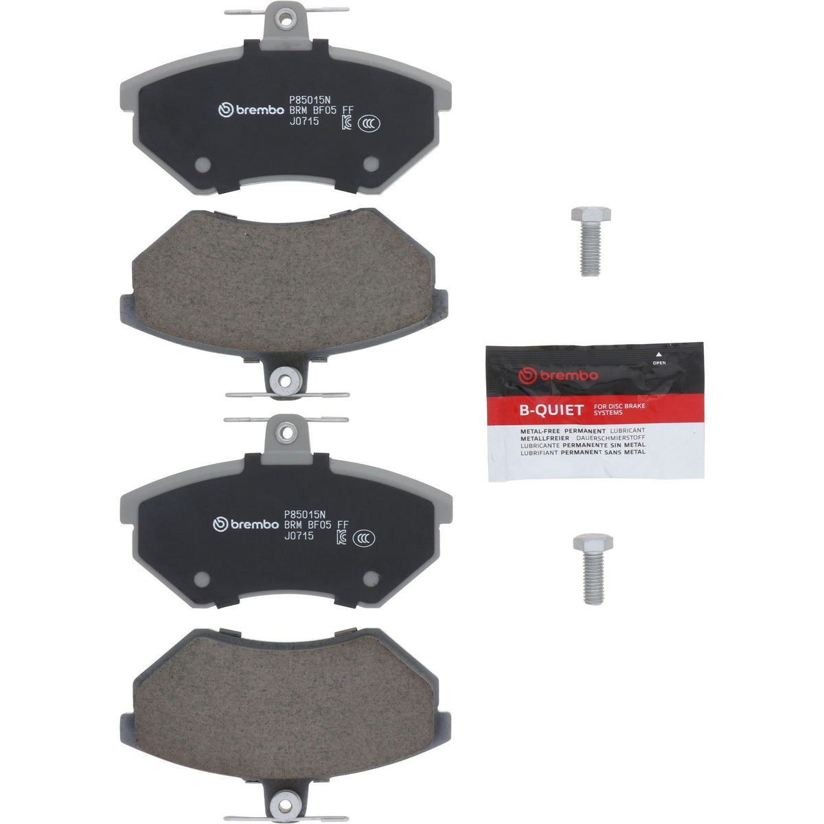 PRIME Ceramic Front Disc Brake Pad Set - P85015N_02