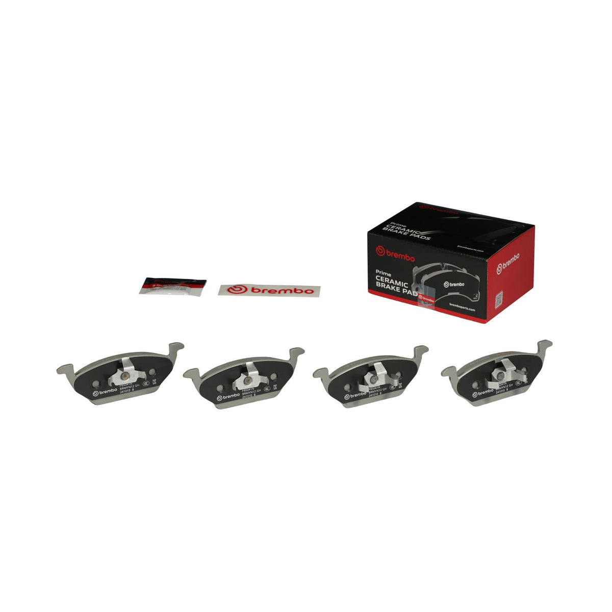 PRIME Ceramic Front Disc Brake Pad Set - P85041N_02