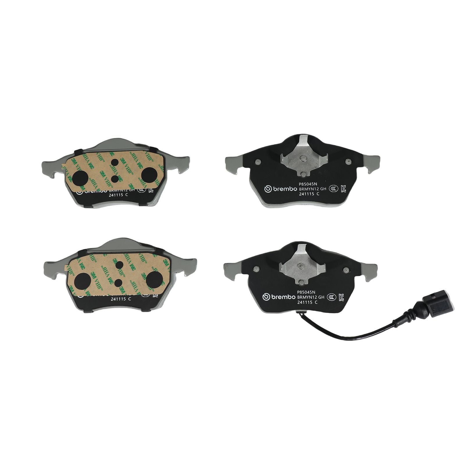 PRIME Ceramic Front Disc Brake Pad Set - P85045N_01