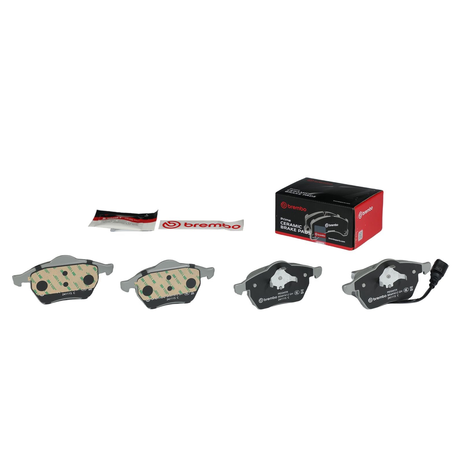 PRIME Ceramic Front Disc Brake Pad Set - P85045N_02