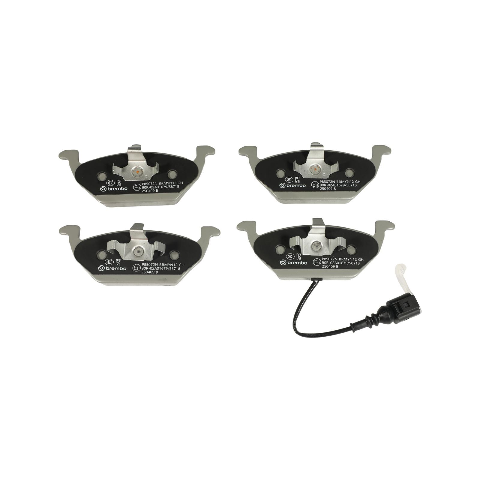 PRIME Ceramic Front Disc Brake Pad Set - P85072N_02