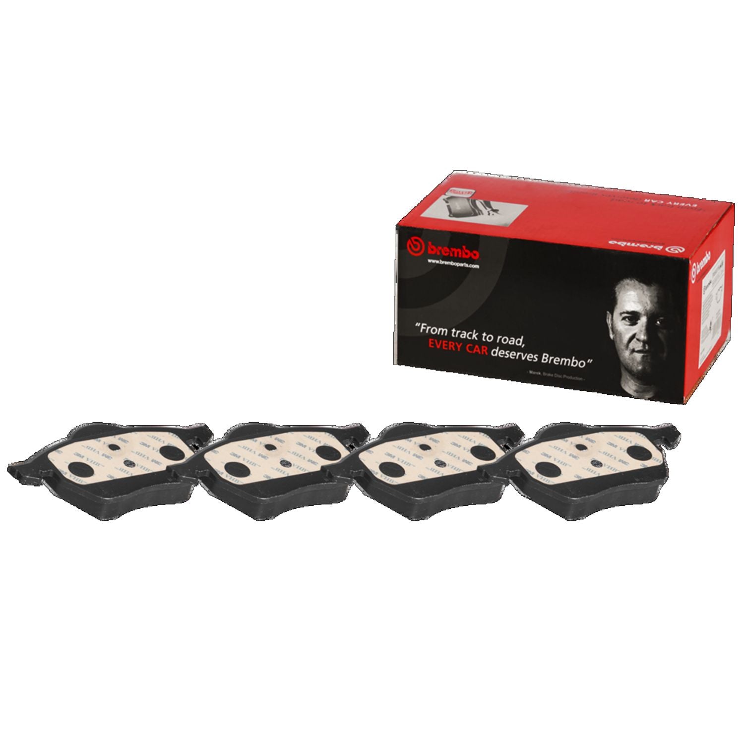 PRIME Ceramic Front Disc Brake Pad Set - P85085N_02
