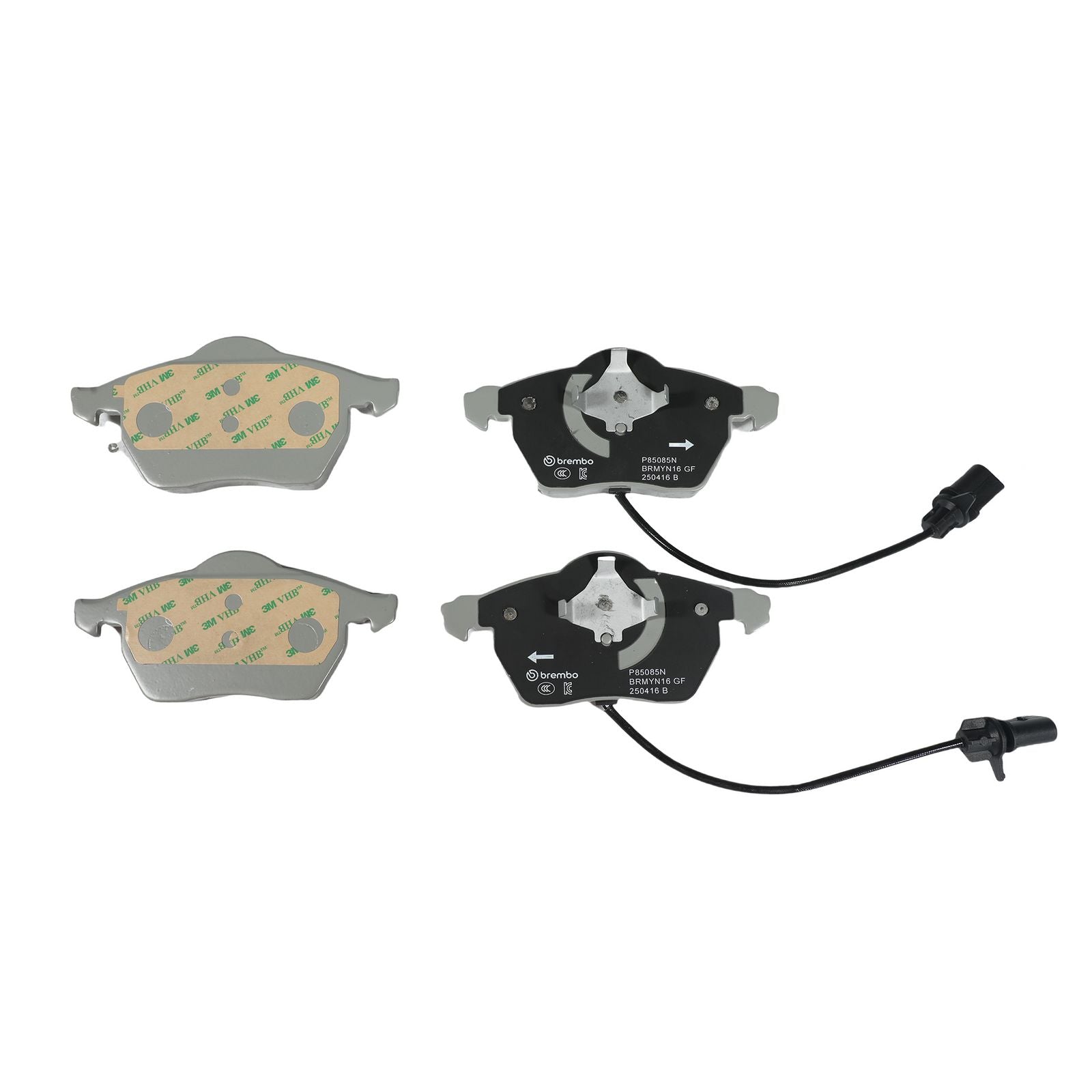 PRIME Ceramic Front Disc Brake Pad Set - P85085N_04
