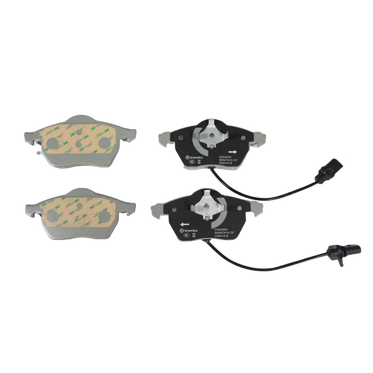 PRIME Ceramic Front Disc Brake Pad Set - P85085N_04