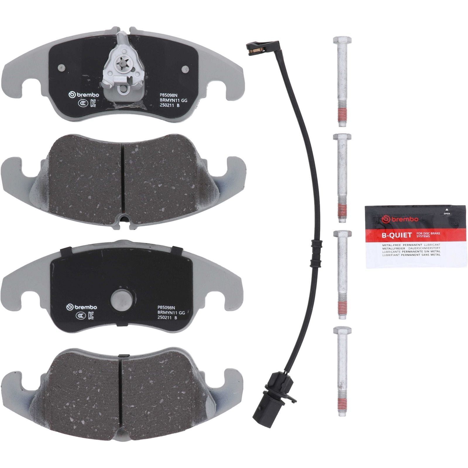 PRIME Ceramic Front Disc Brake Pad Set - P85098N_05