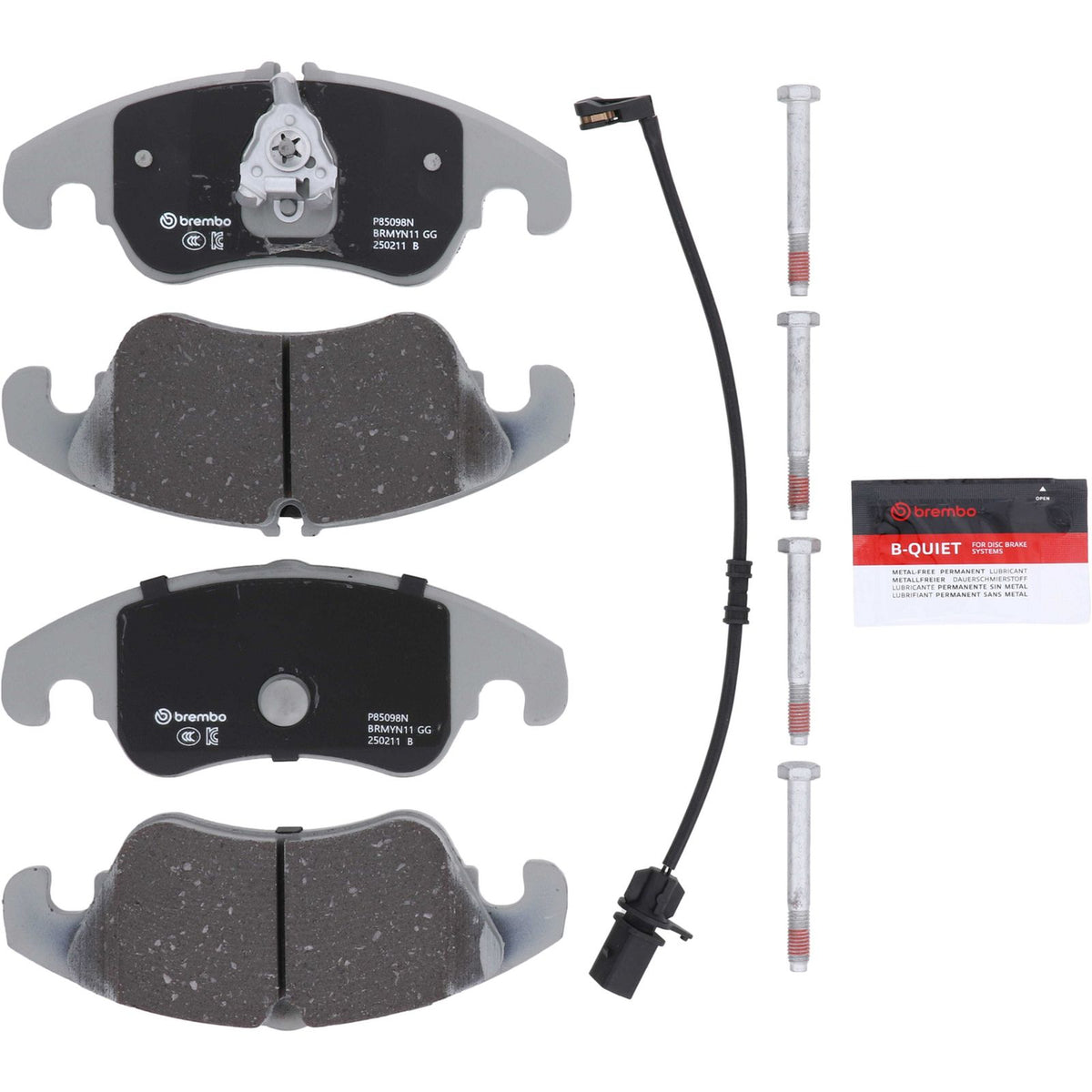 PRIME Ceramic Front Disc Brake Pad Set - P85098N_05