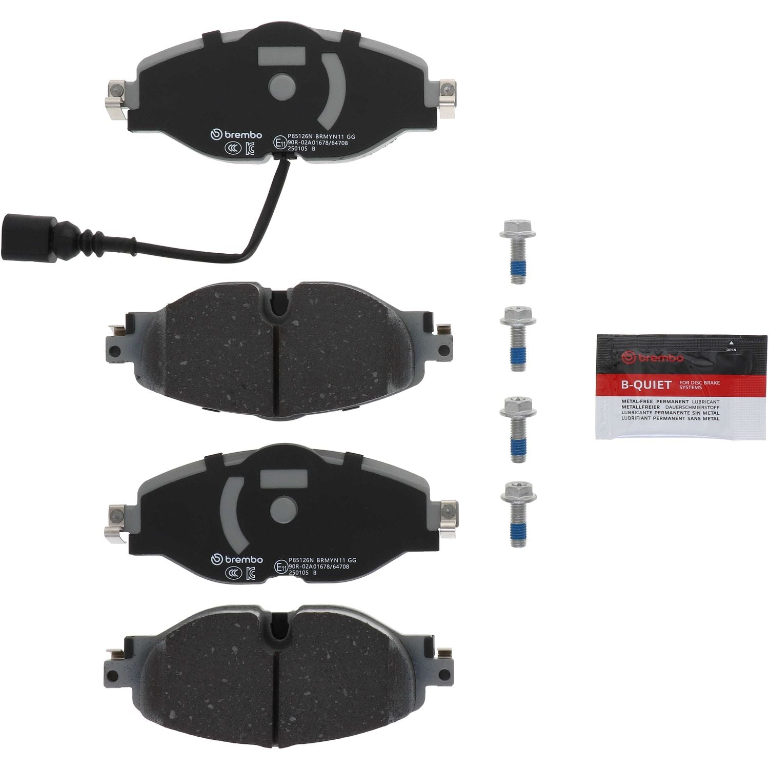 PRIME Ceramic Front Disc Brake Pad Set - P85126N_01