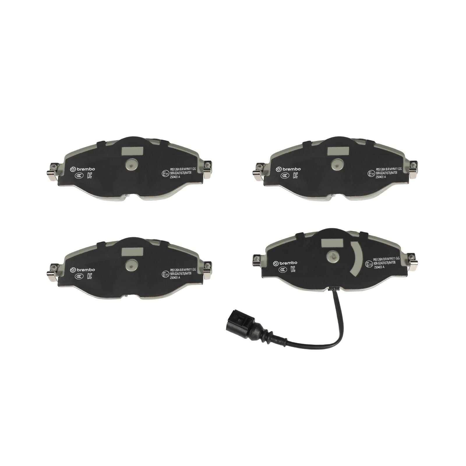 PRIME Ceramic Front Disc Brake Pad Set - P85126N_03