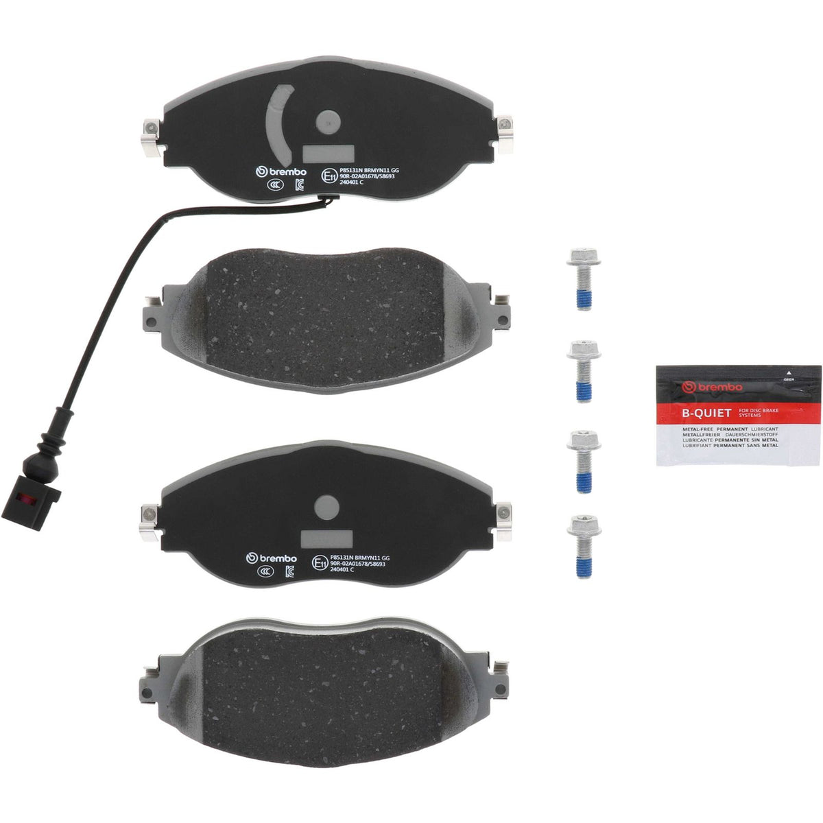 PRIME Ceramic Front Disc Brake Pad Set - P85131N_01