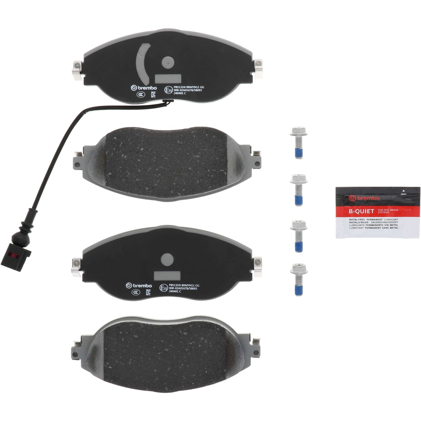 PRIME Ceramic Front Disc Brake Pad Set - P85131N_02