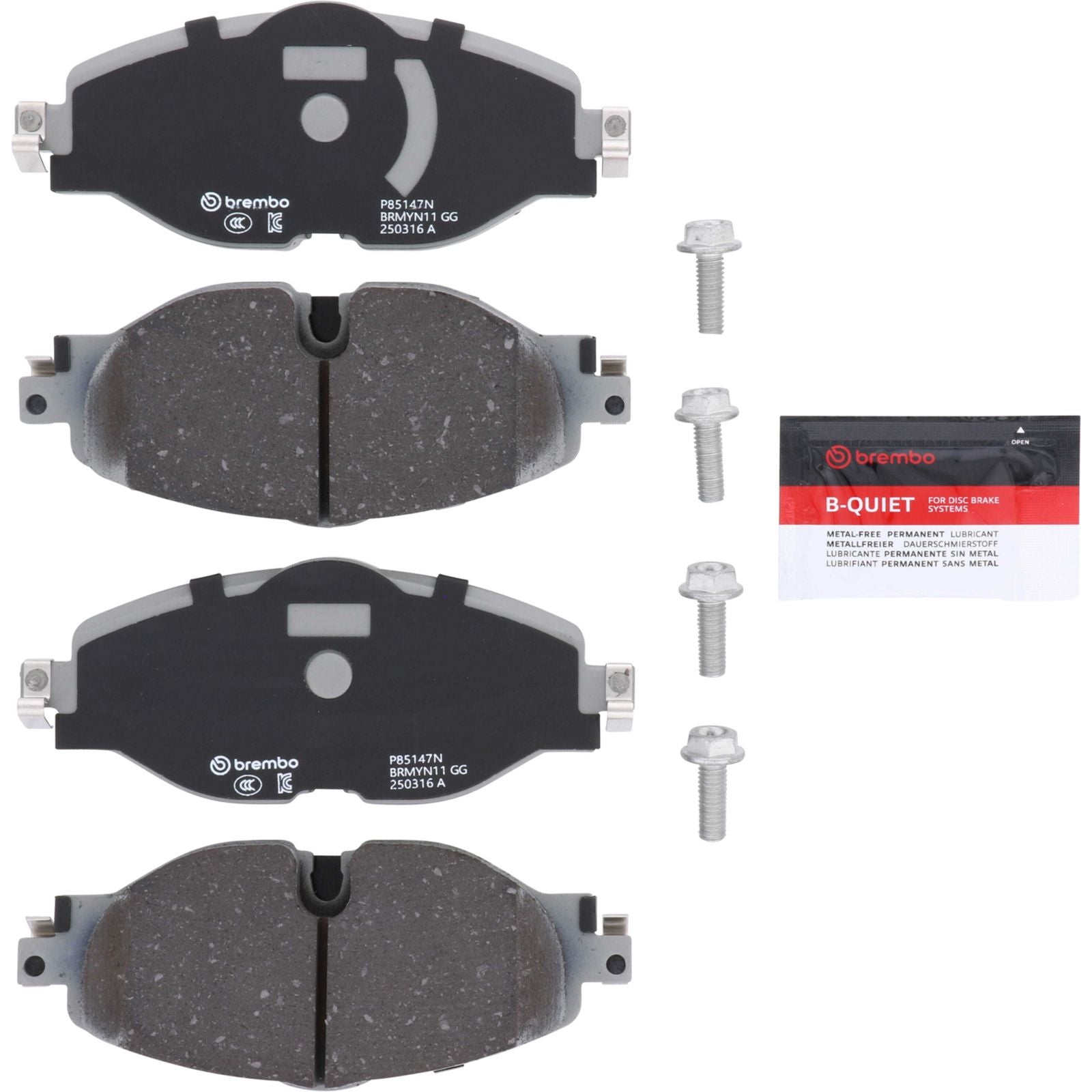 PRIME Ceramic Front Disc Brake Pad Set - P85147N_05