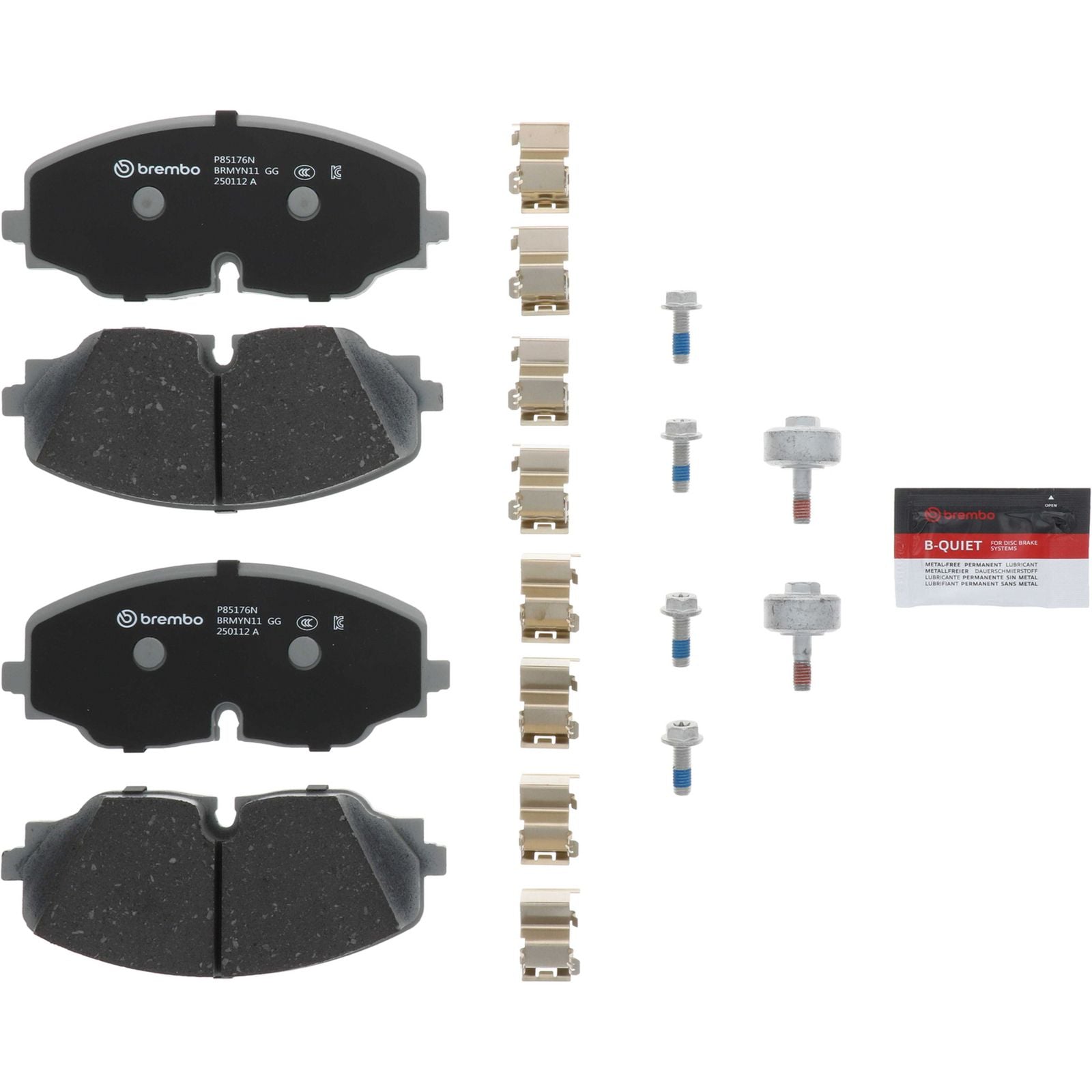 PRIME Ceramic Front Disc Brake Pad Set - P85176N_02