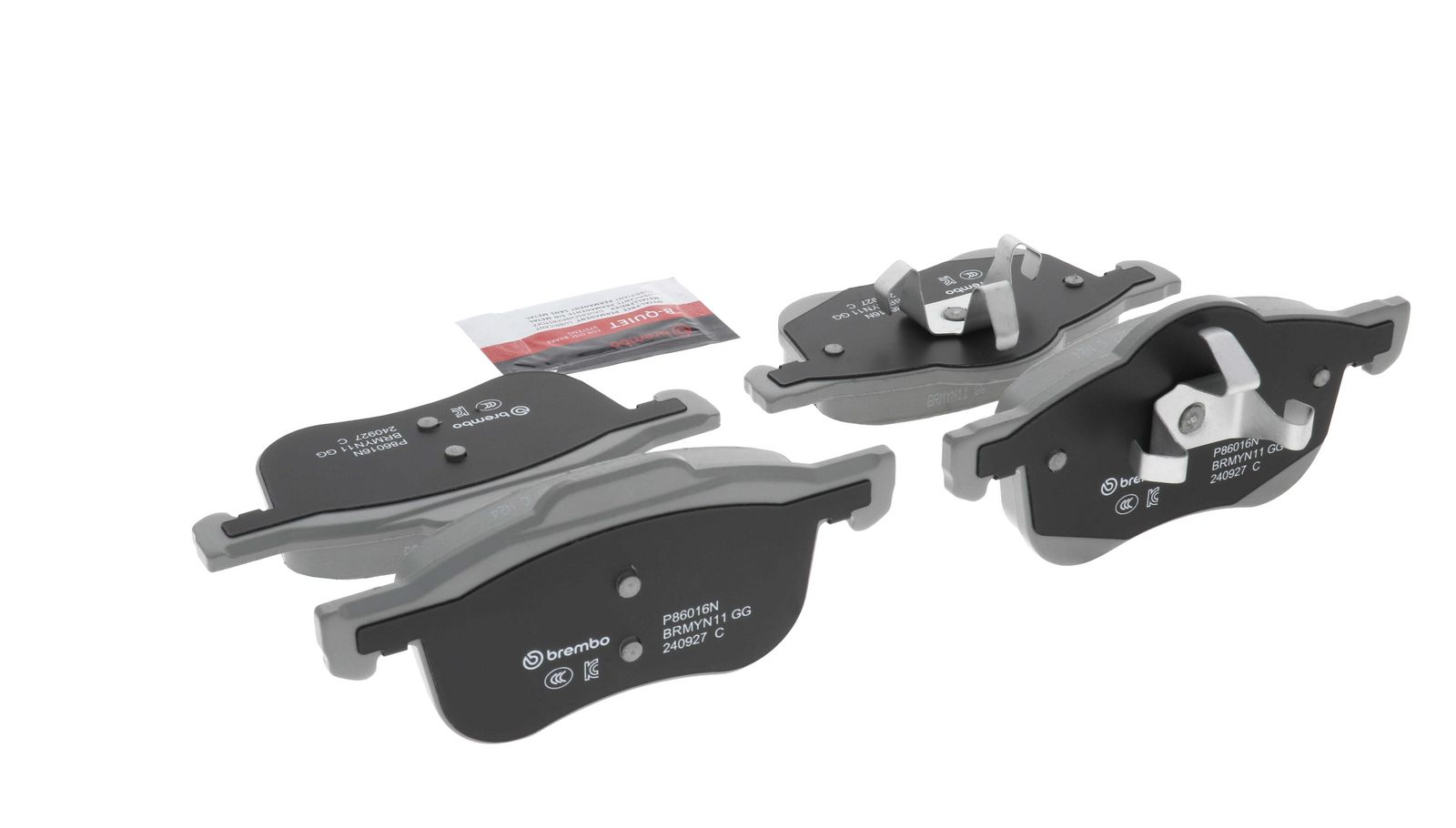 PRIME Ceramic Front Disc Brake Pad Set - P86016N_14