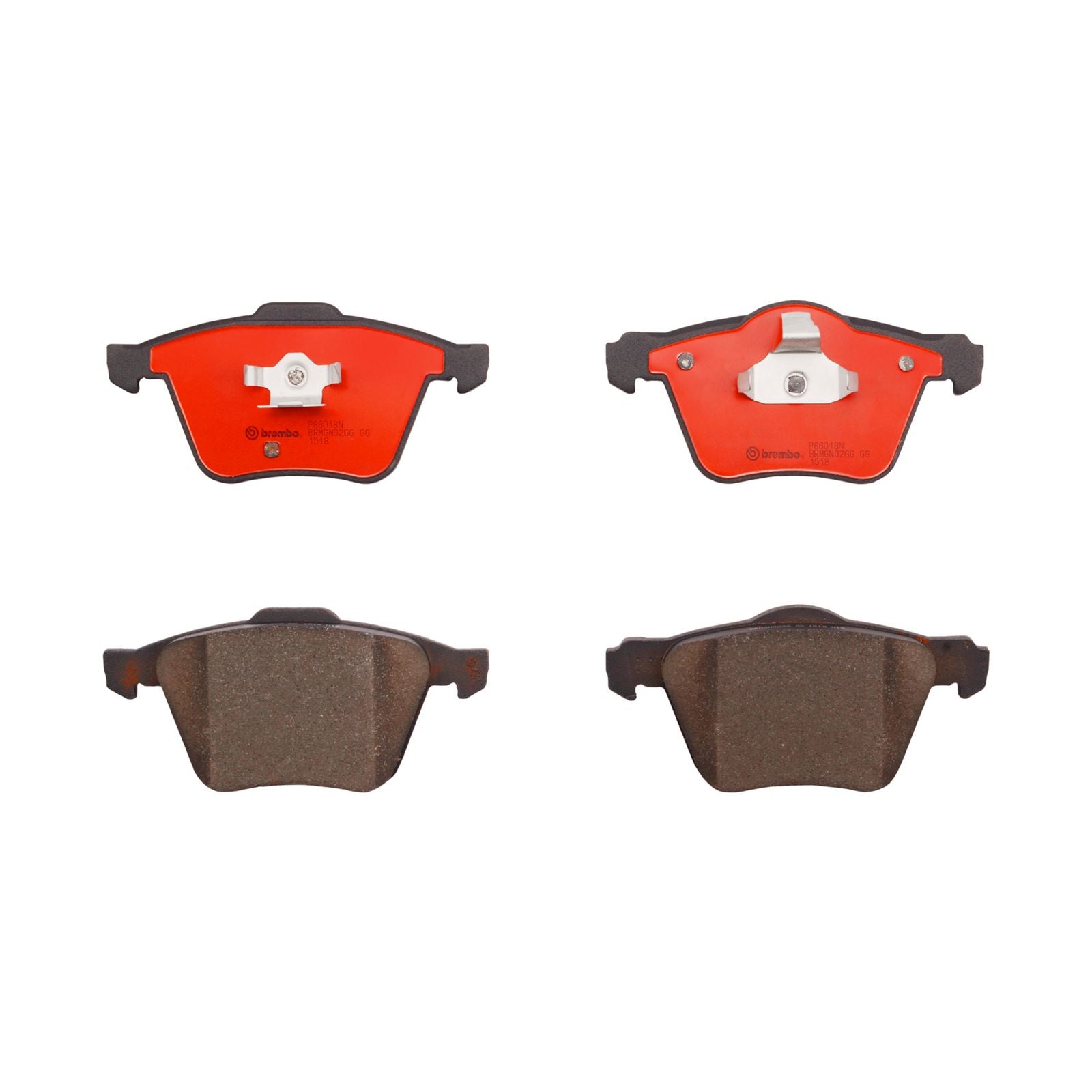 PRIME Ceramic Front Disc Brake Pad Set - P86018N_01