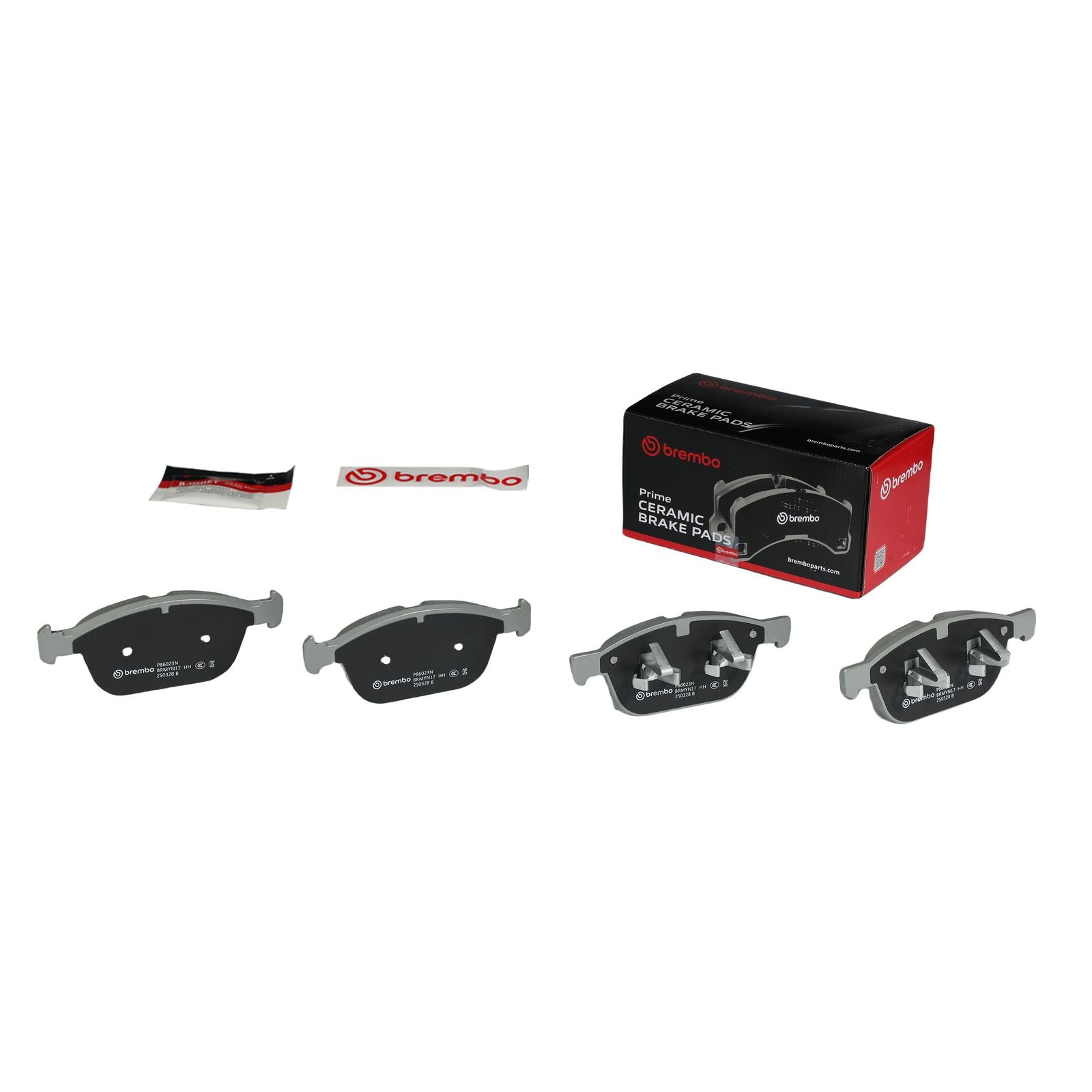 PRIME Ceramic Front Disc Brake Pad Set - P86023N_03