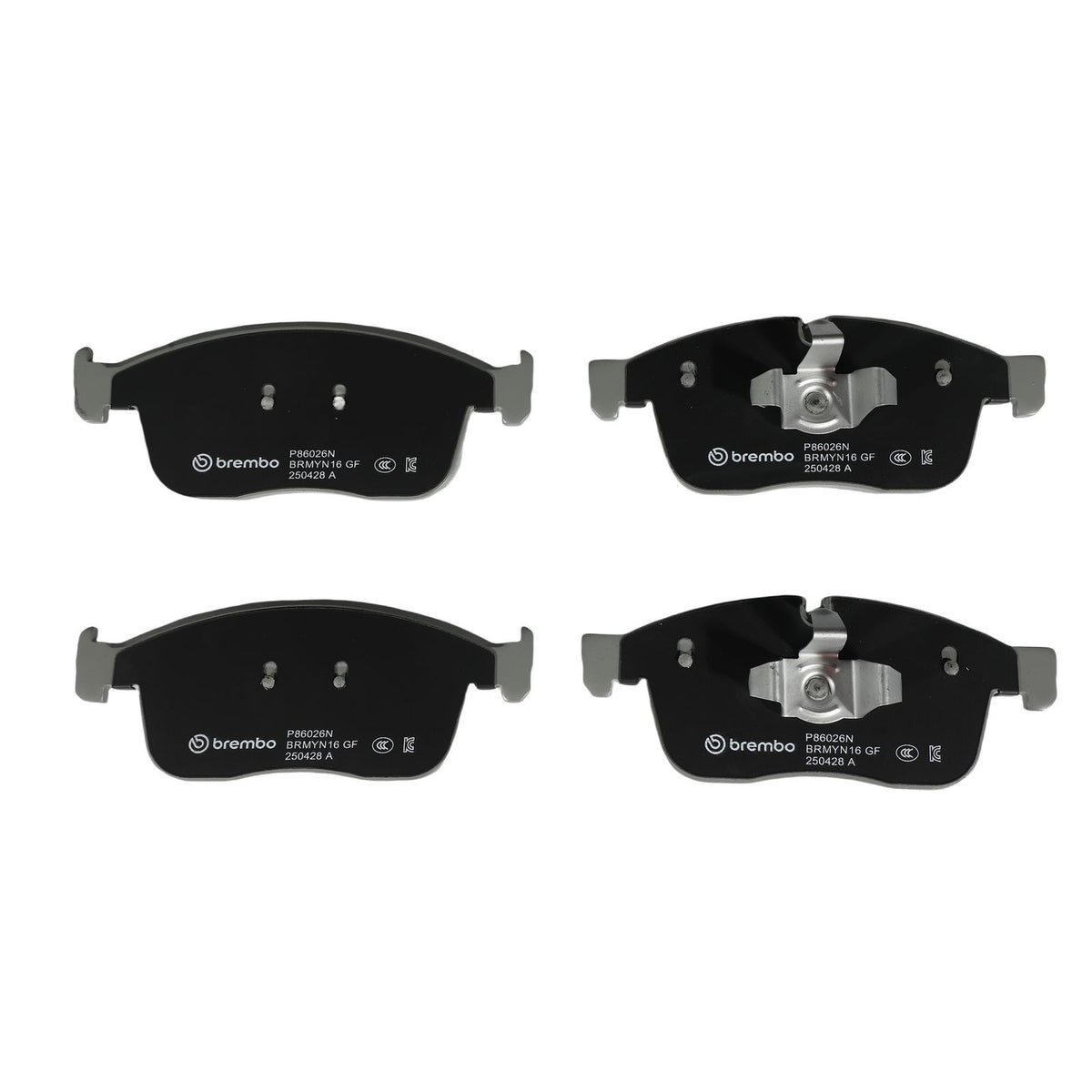 PRIME Ceramic Front Disc Brake Pad Set - P86026N_02