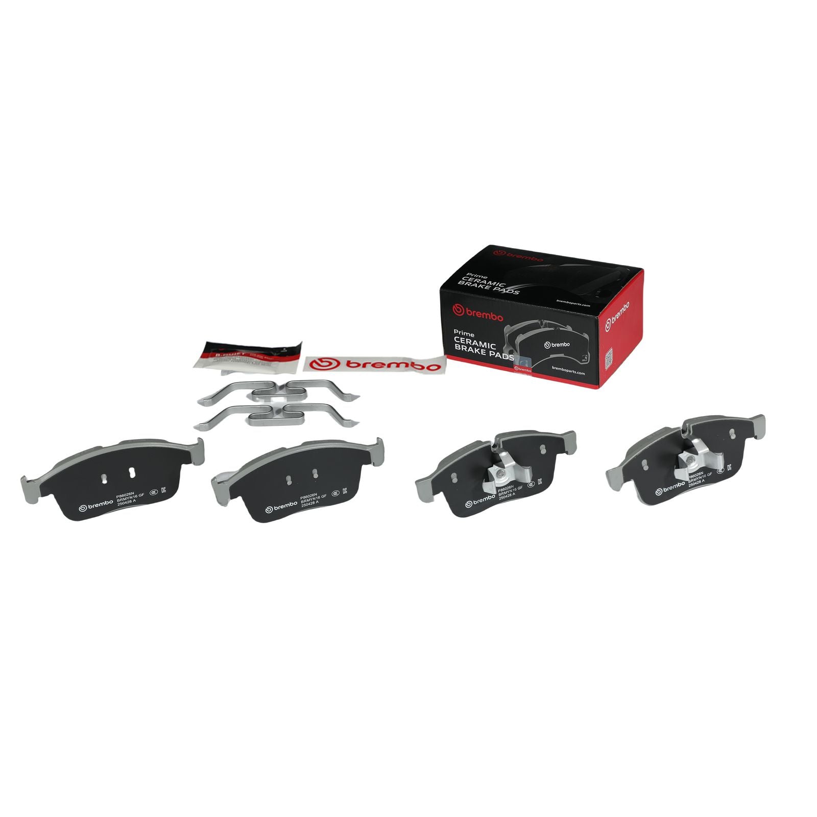 PRIME Ceramic Front Disc Brake Pad Set - P86026N_03