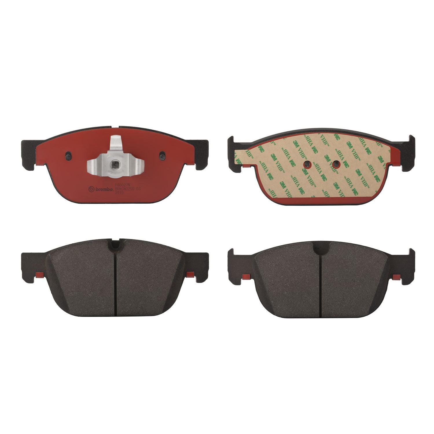 PRIME Ceramic Front Disc Brake Pad Set - P86027N_02