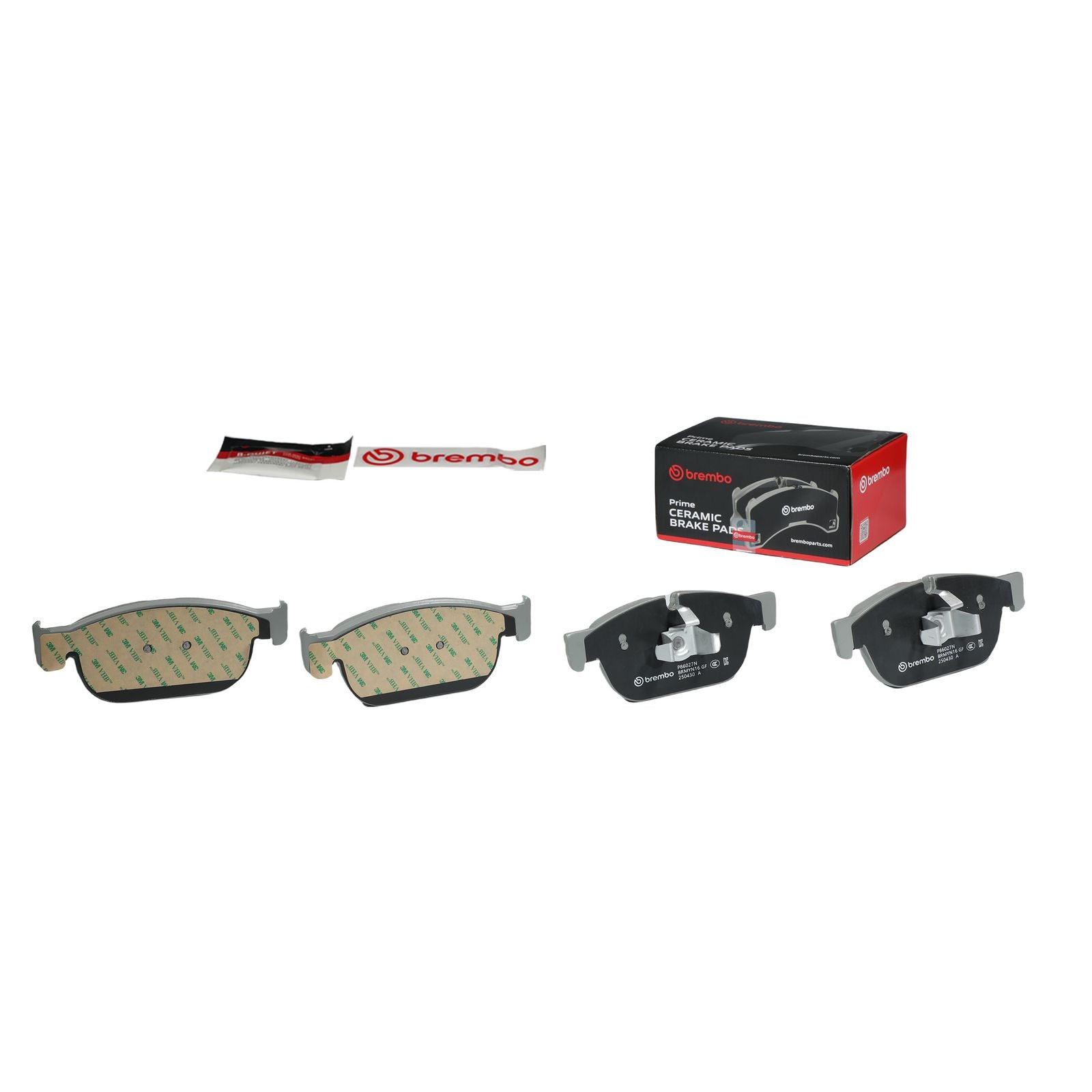 PRIME Ceramic Front Disc Brake Pad Set - P86027N_03
