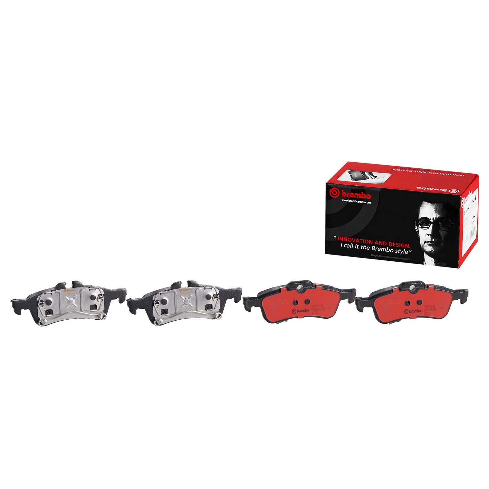 PRIME Ceramic Rear Disc Brake Pad Set - P06032N_01