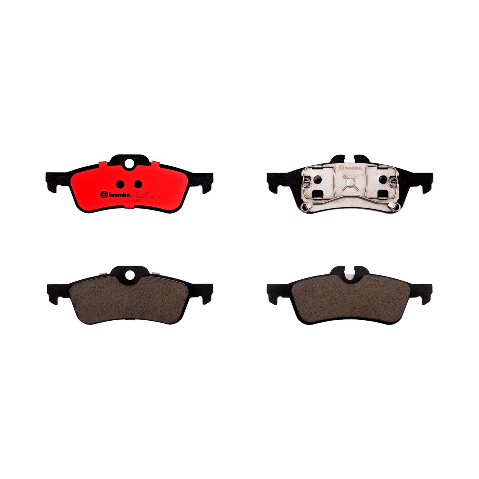 PRIME Ceramic Rear Disc Brake Pad Set - P06032N_02