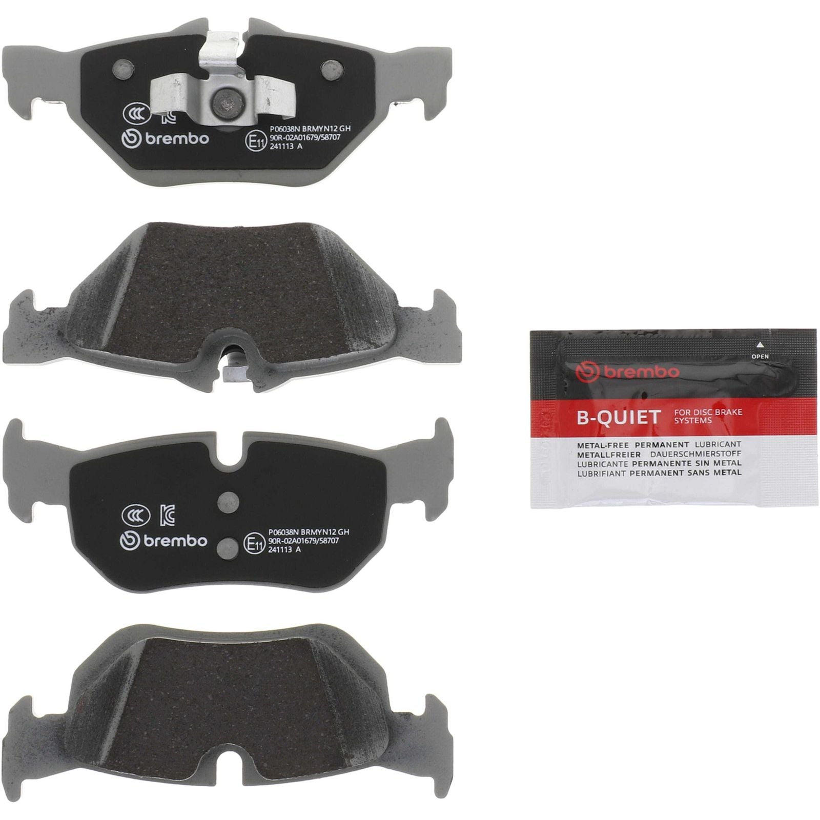 PRIME Ceramic Rear Disc Brake Pad Set - P06038N_05
