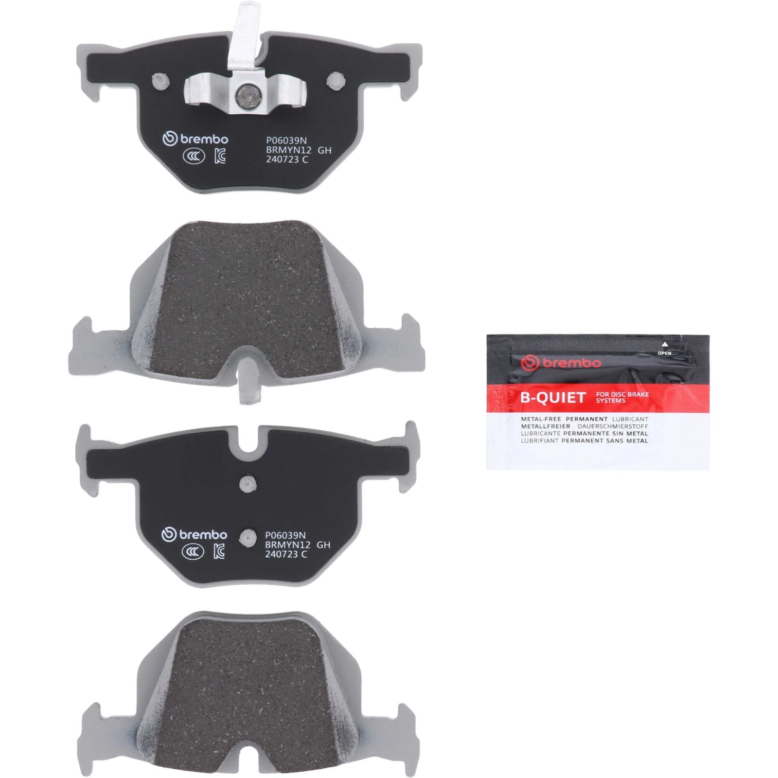 PRIME Ceramic Rear Disc Brake Pad Set - P06039N_05