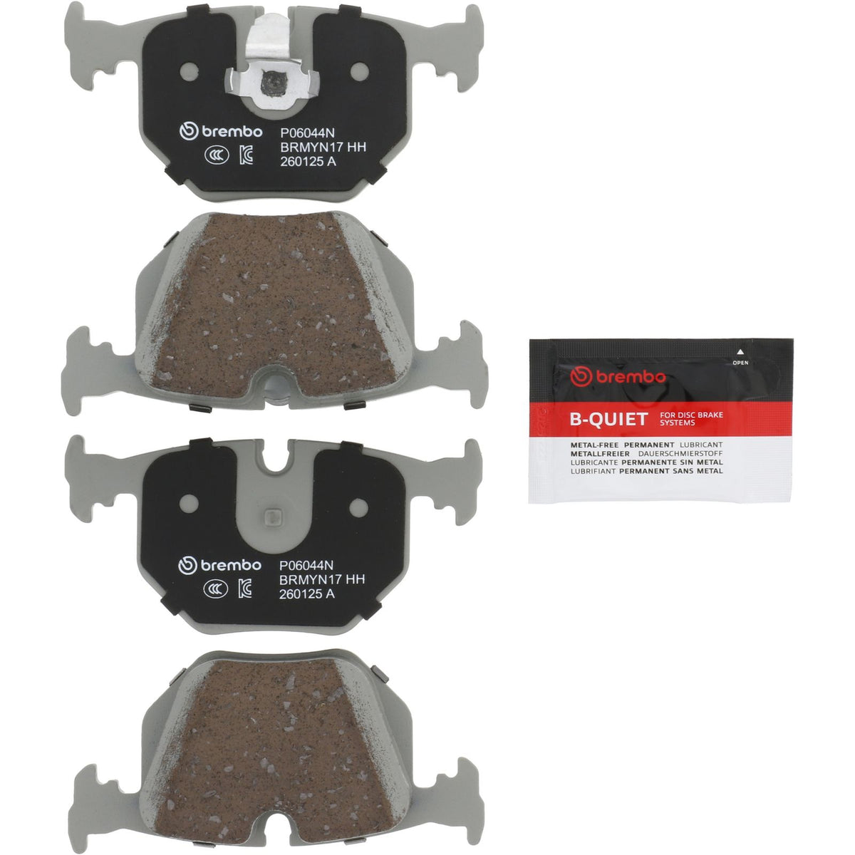 PRIME Ceramic Rear Disc Brake Pad Set - P06044N_02