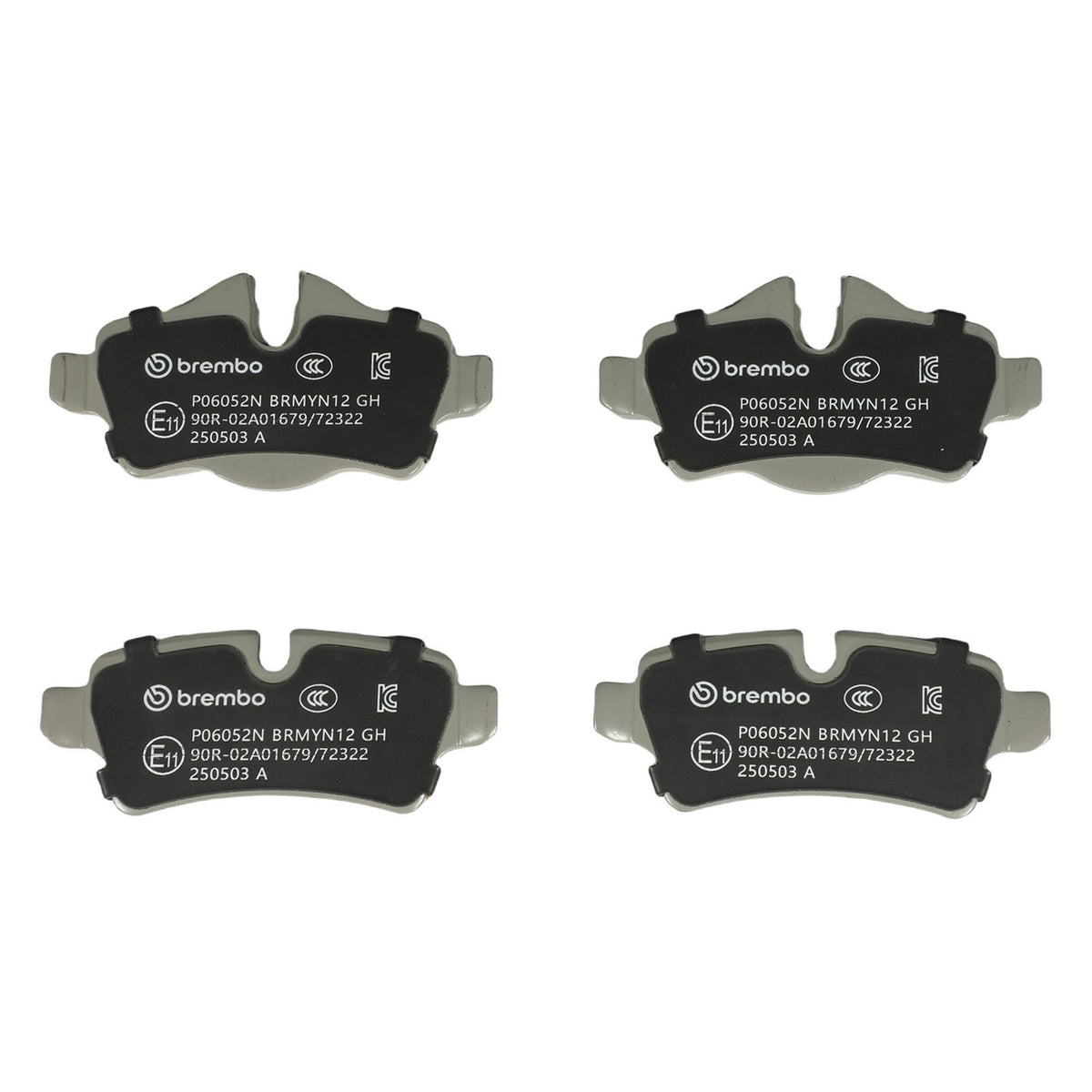 PRIME Ceramic Rear Disc Brake Pad Set - P06052N_03